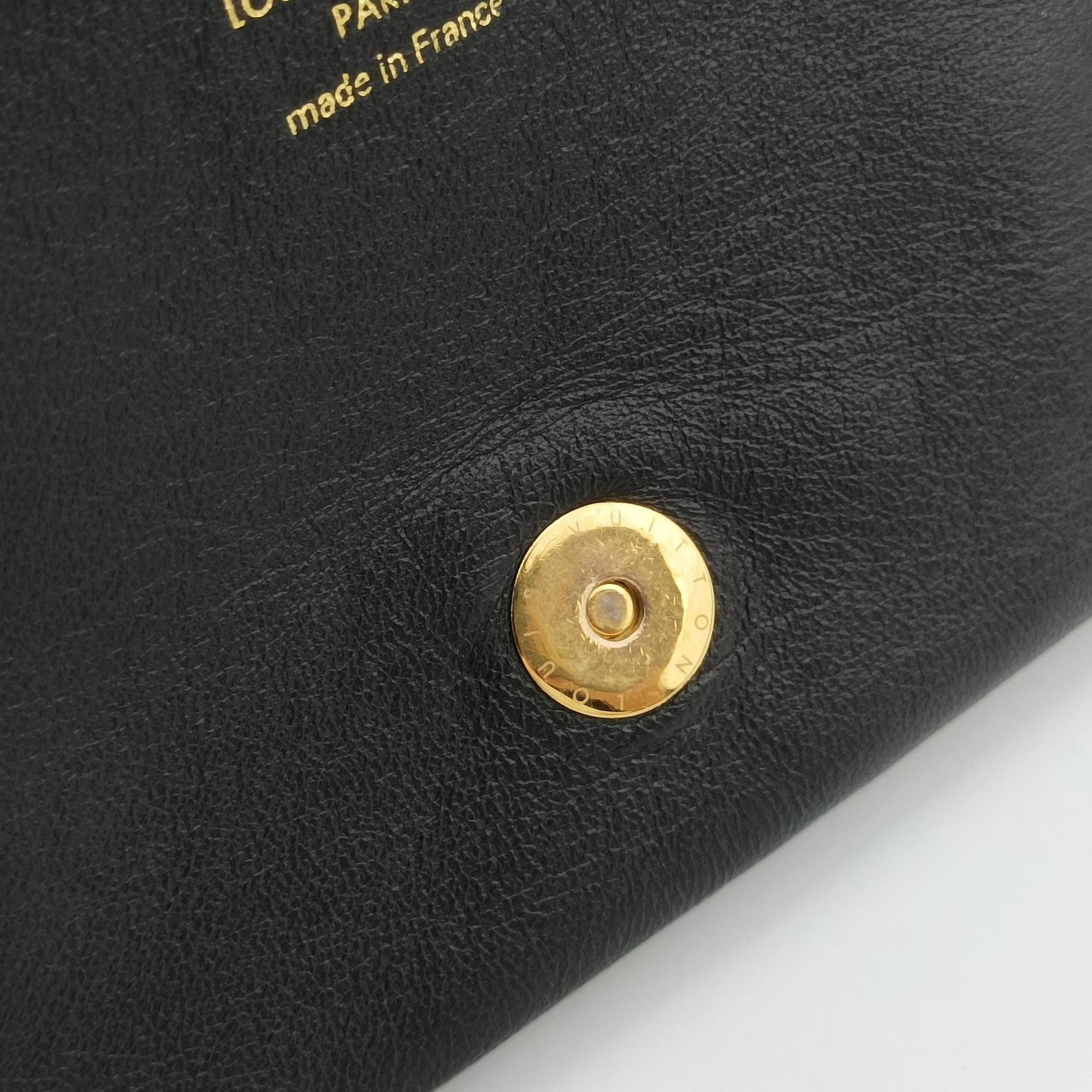 COUSSIN Noir lambskin M81125 IC Chipクッサン ノワール ラムスキン M81125 ICチップ