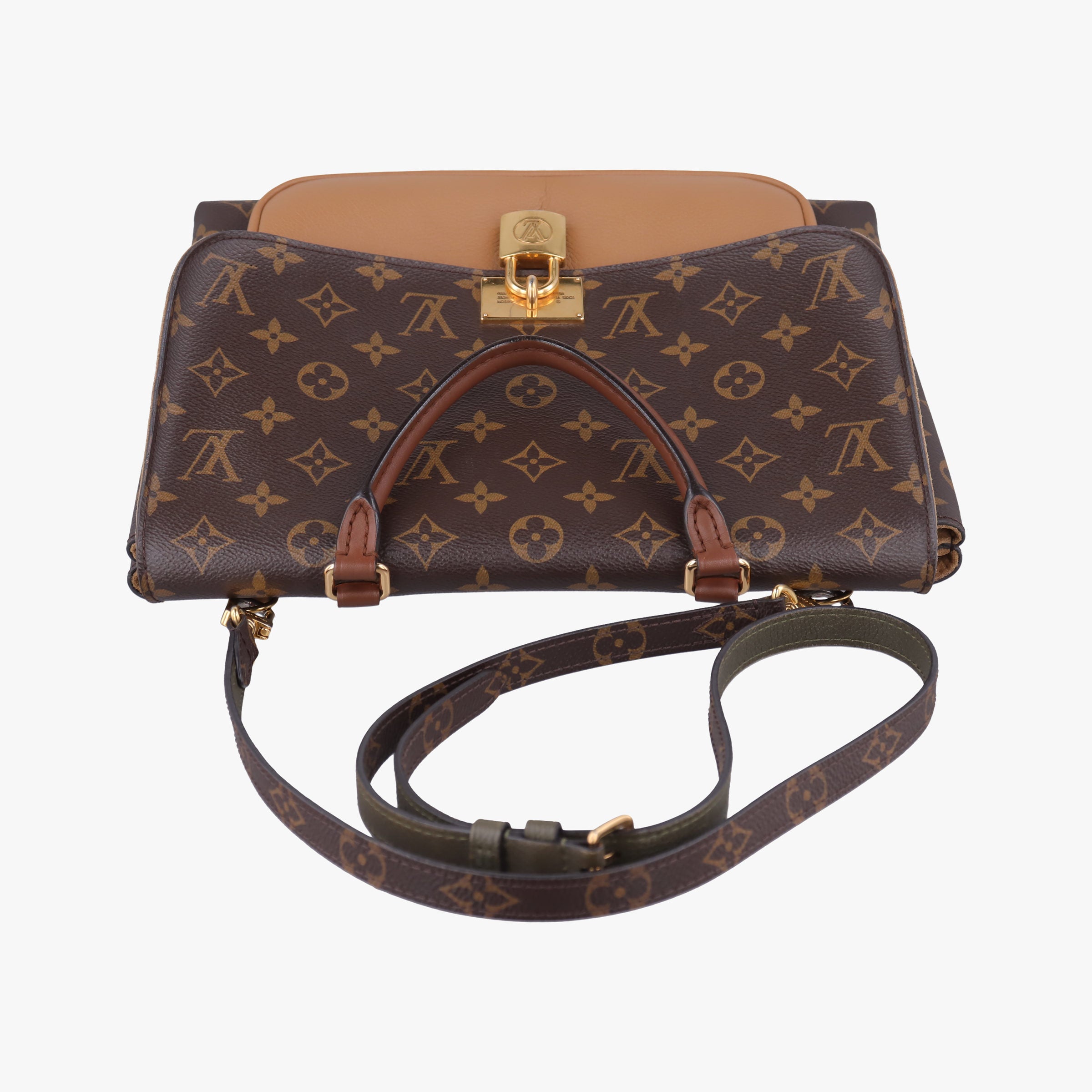 MARIGNAN Brown×Sesae Monogram Canvas×calf leather M44257 AR2128マリニャン モノグラム/ブラウン×セサミ モノグラムキャンバス×カーフレザー M44257 AR2128
