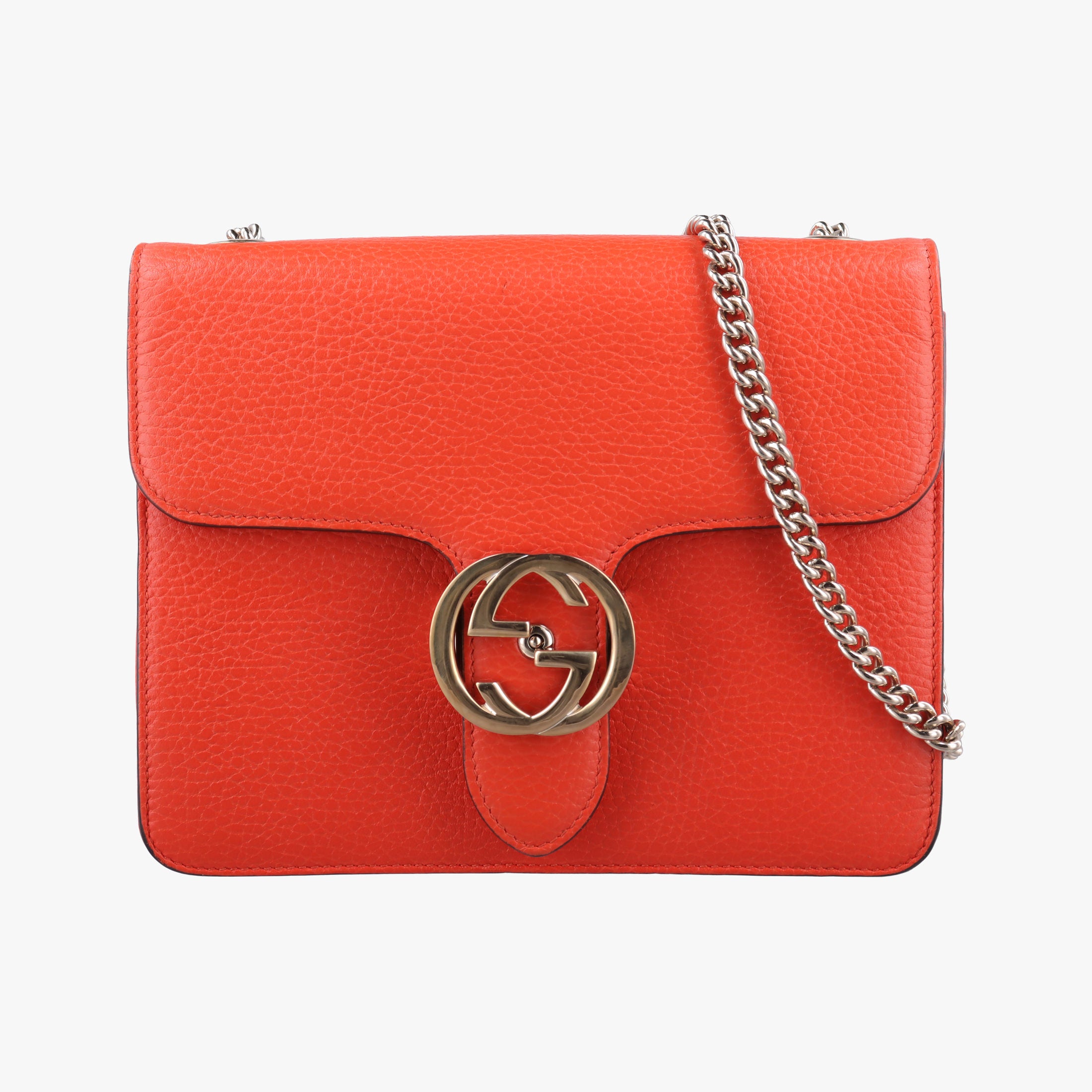 Interlocking G Orange Leather 510304 H025116012インターロッキングG オレンジ レザー 510304 H025116012