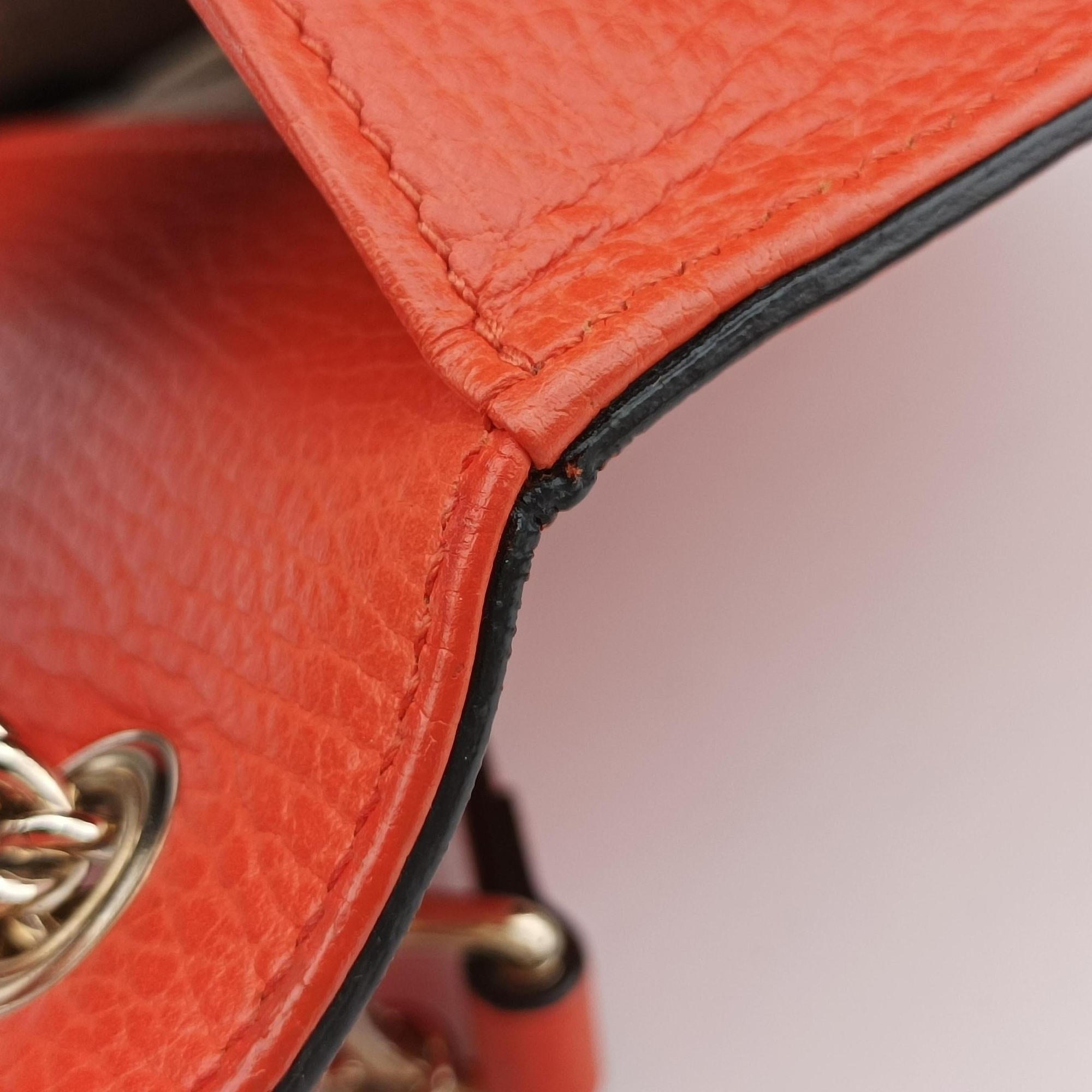 Interlocking G Orange Leather 510304 H025116012インターロッキングG オレンジ レザー 510304 H025116012