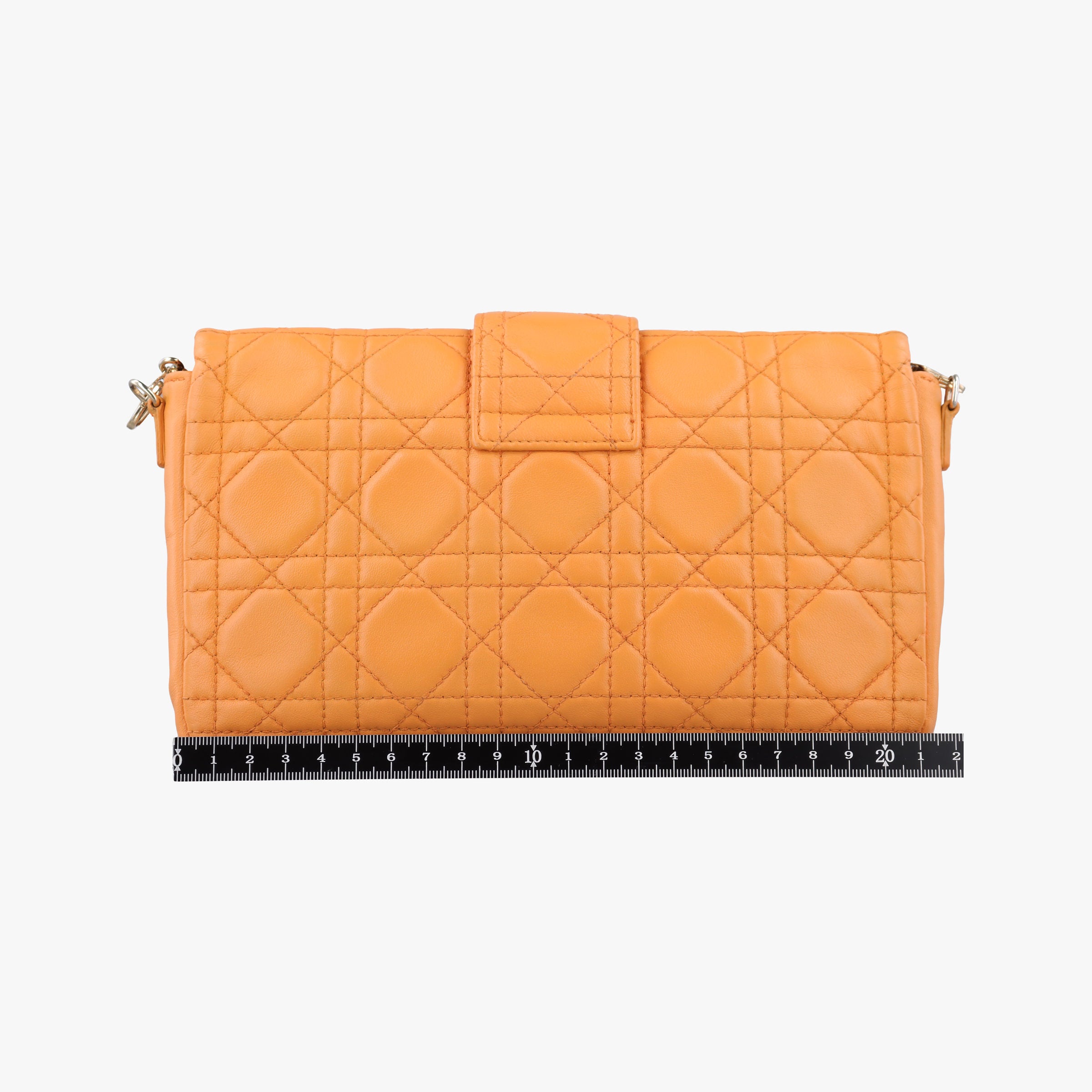Miss Dior Cannage New Lock Orange lambskin 03-LU-0192ミスディオール カナージュ ニューロック オレンジ ラムスキン 03-LU-0192