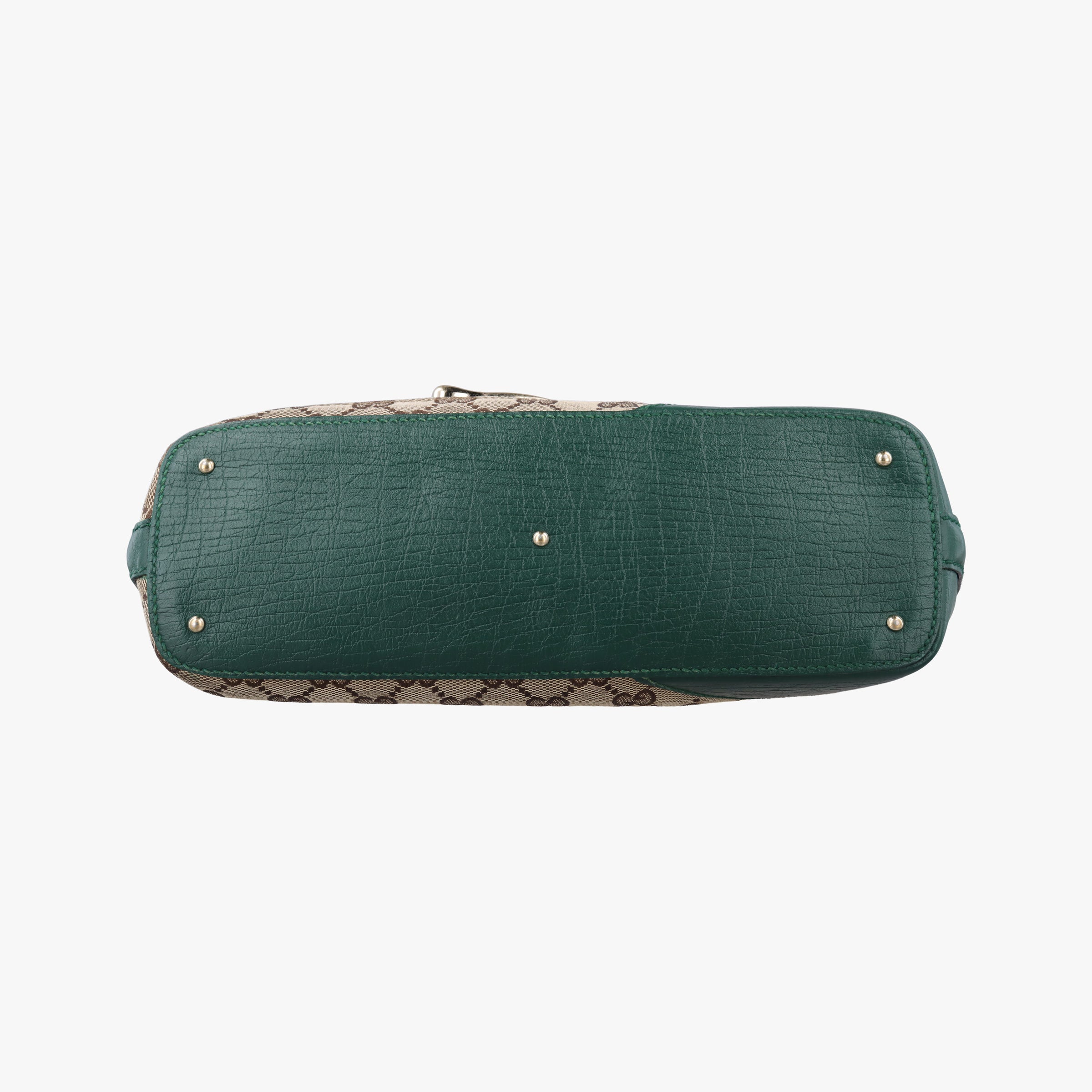 Horsebit Hasler Green × Brown GGCanvas×Leather 137475 ホースビット ハスラー グリーン × ブラウン GGキャンバス×レザー 137475