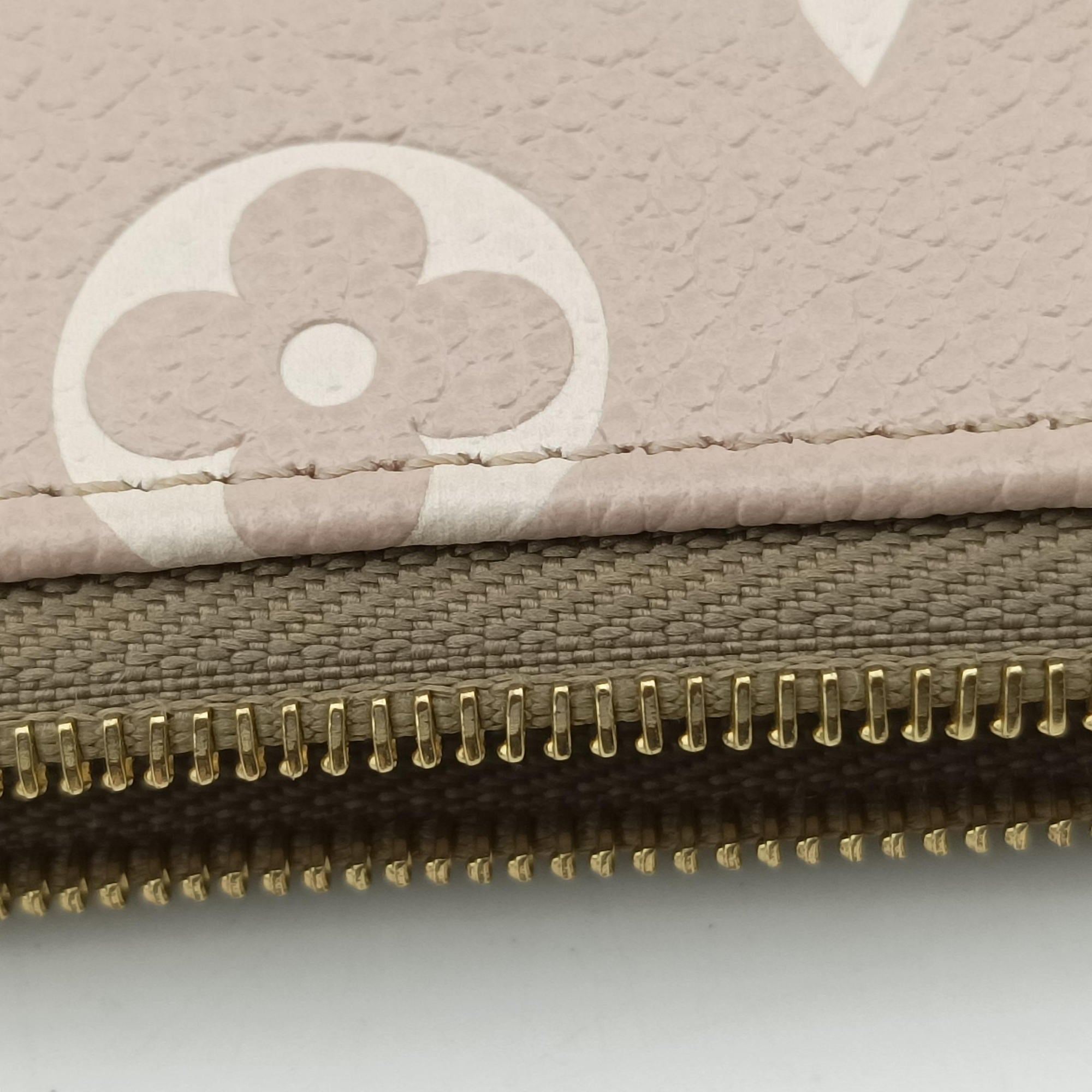 Mini Pochette Accessoires Khaki × Beige Monogram Empreinte M81284 IC Chipミニポシェットアクセサリー カーキ × ベージュ モノグラム アンプラント M81284 ICチップ