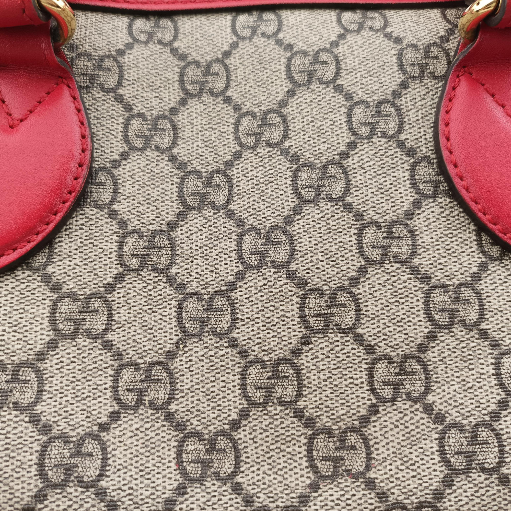 GG SUPREME Beige×Multicolour PVC coated canvas×Leather 409529 I021536220GGスプリーム ベージュ×マルチカラー PVCコーティングキャンバス×レザー 409529 I021536220