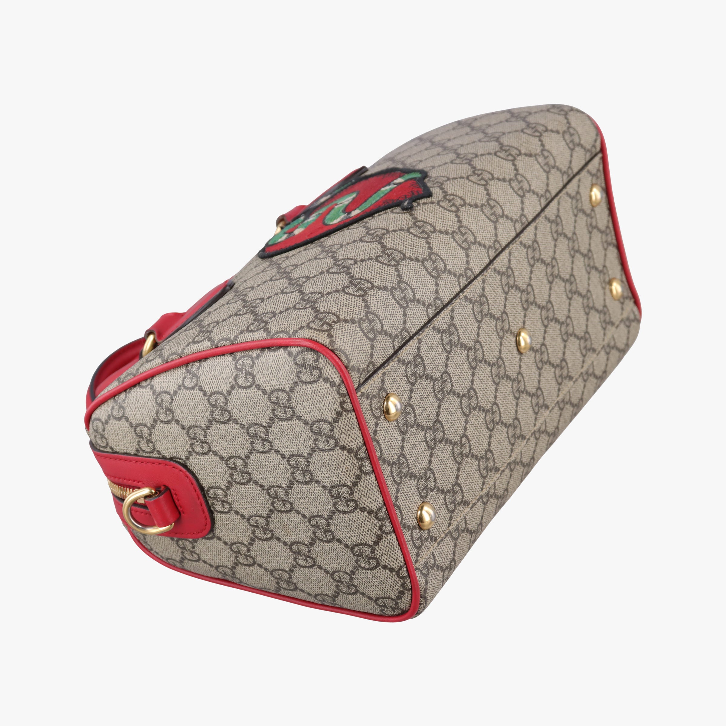 GG SUPREME Beige×Multicolour PVC coated canvas×Leather 409529 I021536220GGスプリーム ベージュ×マルチカラー PVCコーティングキャンバス×レザー 409529 I021536220