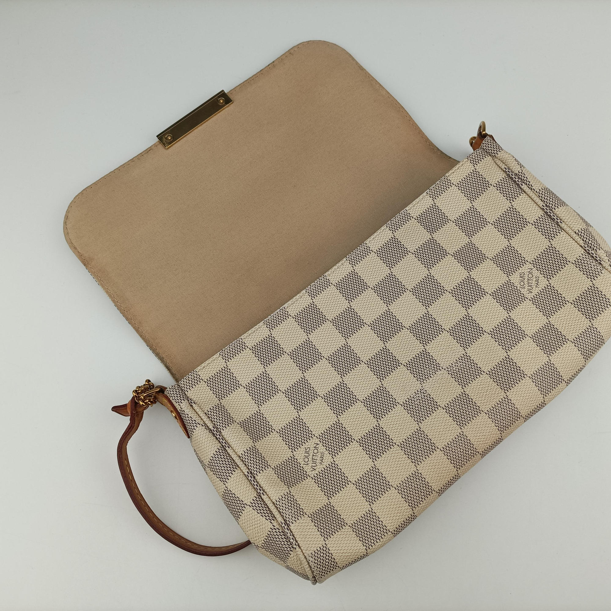 FAVORITE PM Azur Damier Canvas N41277 DU3106フェイボリットPM アズール ダミエキャンバス N41277 DU3106