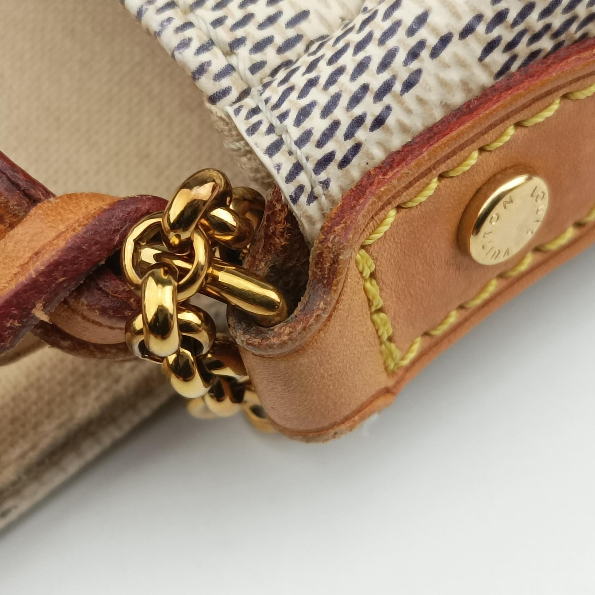 FAVORITE PM Azur Damier Canvas N41277 DU3106フェイボリットPM アズール ダミエキャンバス N41277 DU3106