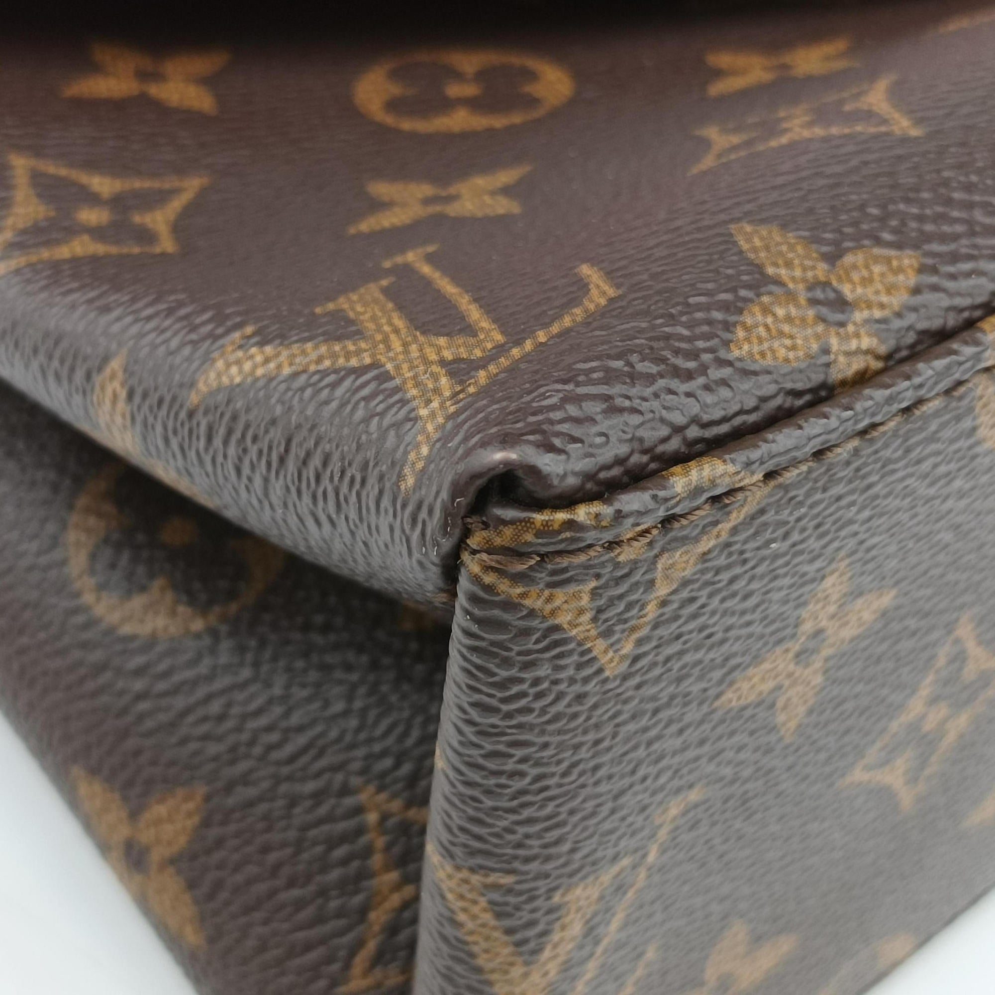 SAINT MICHEL Brown×COQUELICOT Monogram Canvas×epi M44031 CA3117サンミシェル モノグラム/ブラウン×コクリコ モノグラムキャンバス×エピ M44031 CA3117