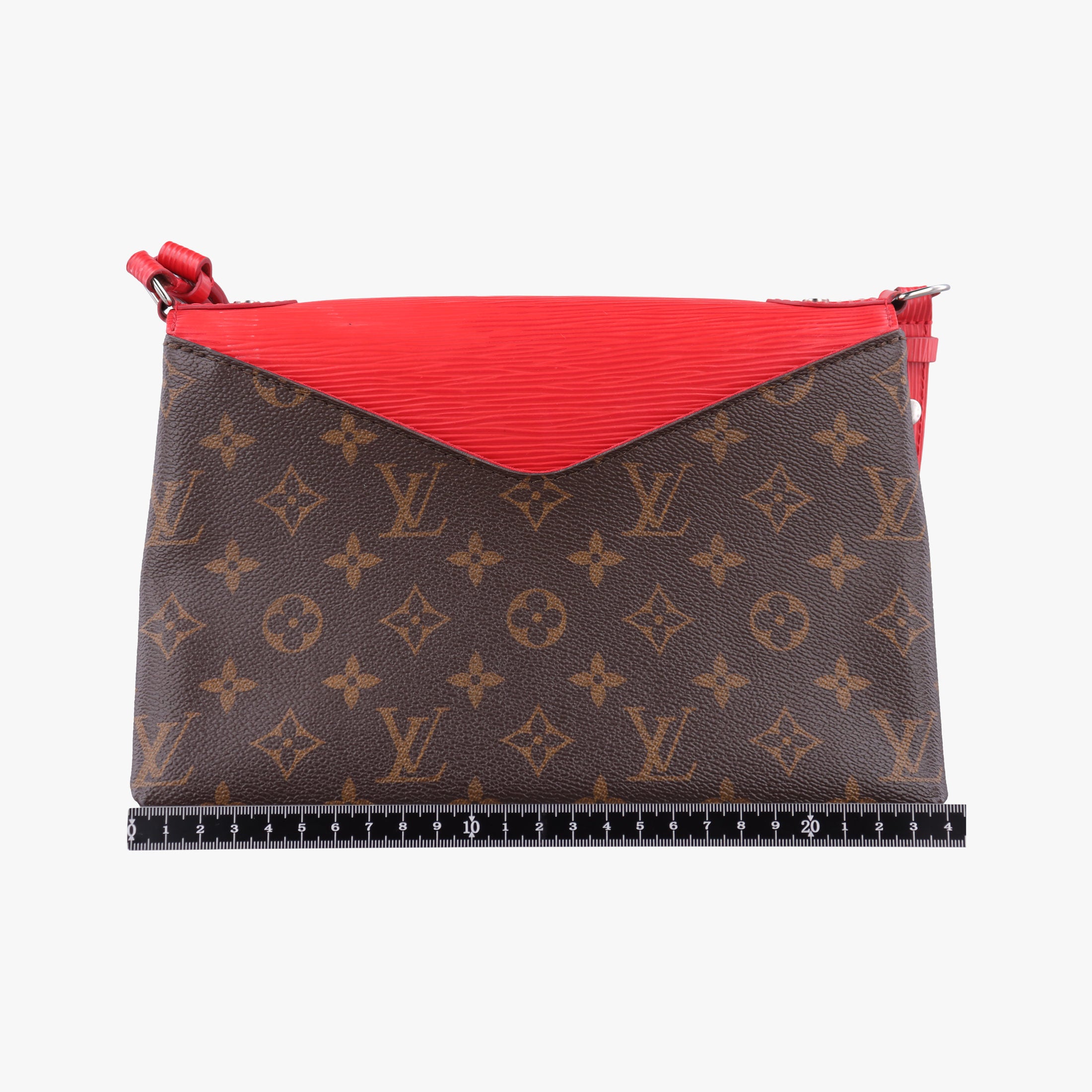 SAINT MICHEL Brown×COQUELICOT Monogram Canvas×epi M44031 CA3117サンミシェル モノグラム/ブラウン×コクリコ モノグラムキャンバス×エピ M44031 CA3117