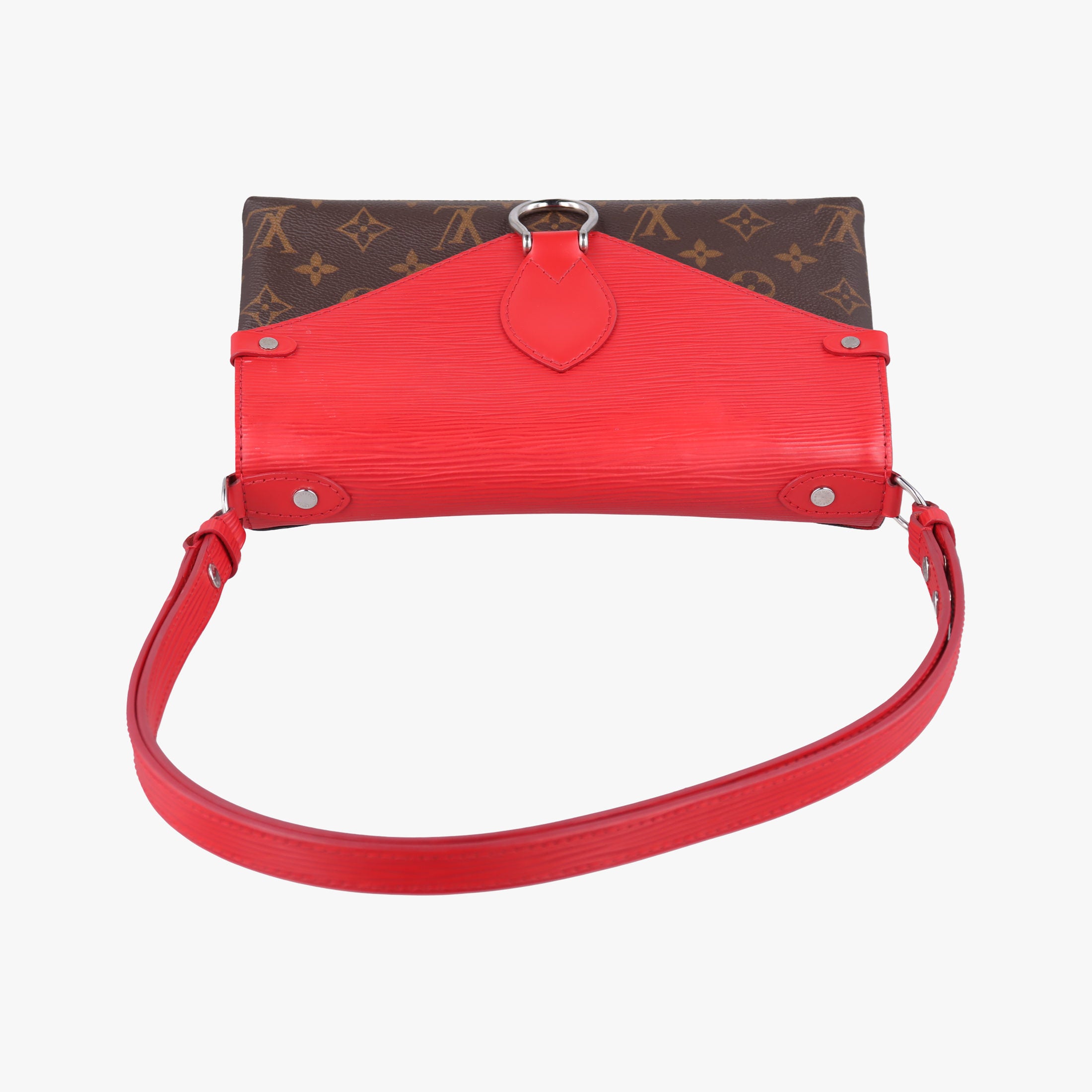 SAINT MICHEL Brown×COQUELICOT Monogram Canvas×epi M44031 CA3117サンミシェル モノグラム/ブラウン×コクリコ モノグラムキャンバス×エピ M44031 CA3117