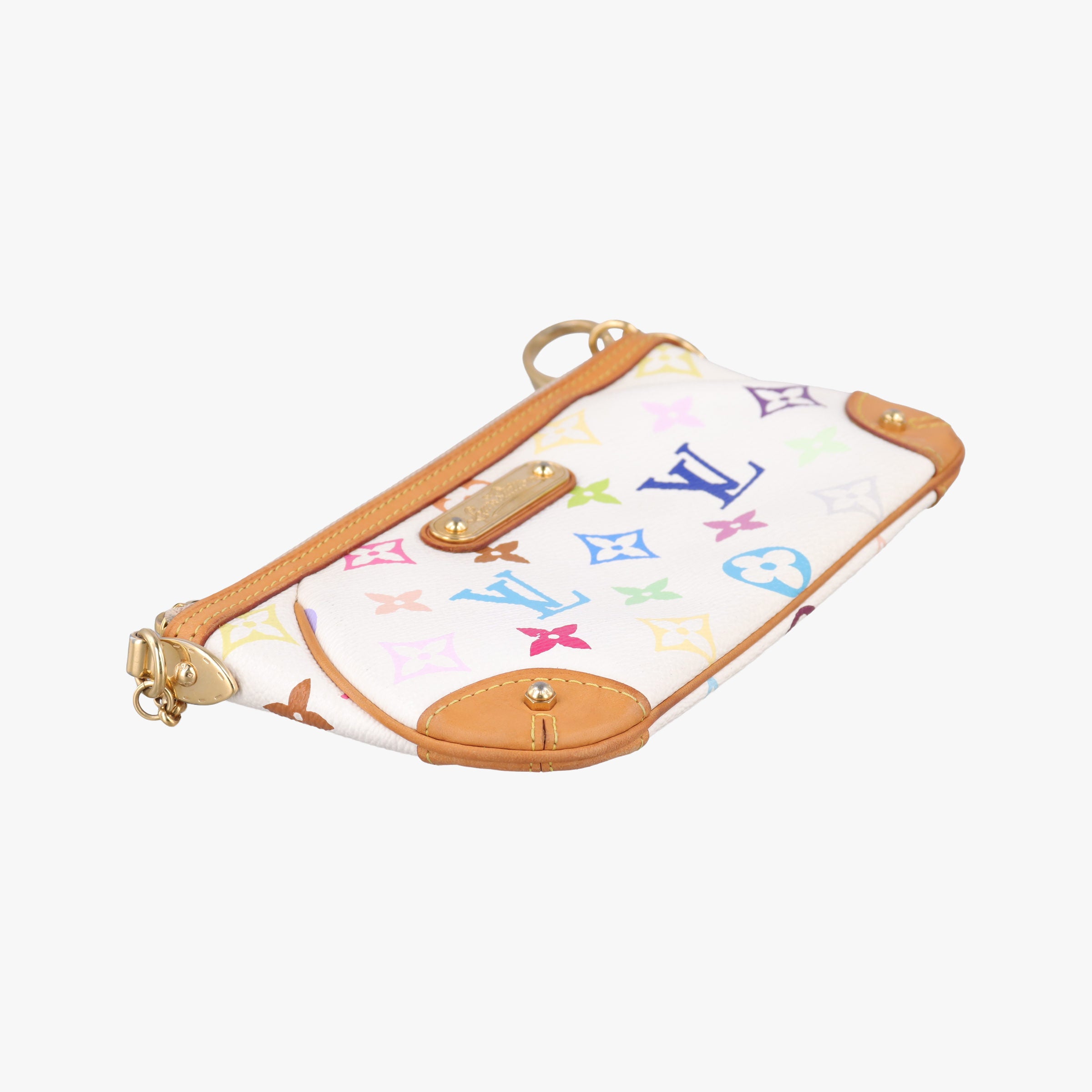 Pochette Mira MM Accessory Pouch white Monogram Multicolor M60096 AA3110ポシェット ミラ MM アクセサリーポーチ ブロン モノグラム マルチカラー M60096 AA3110