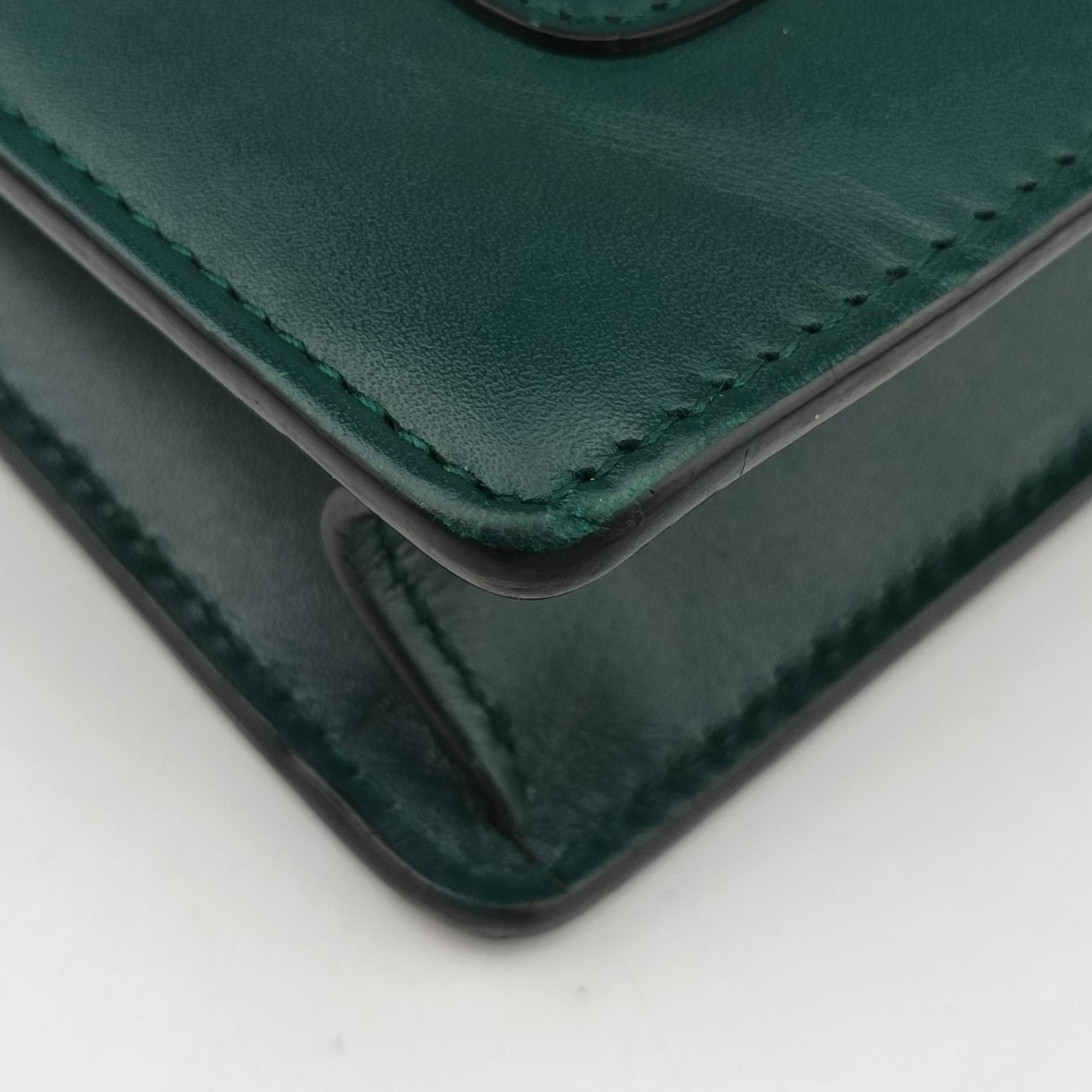 SERPENTI FOREVER Green Leather 2990768Yセルペンティ フォーエバー グリーン レザー 2990768Y