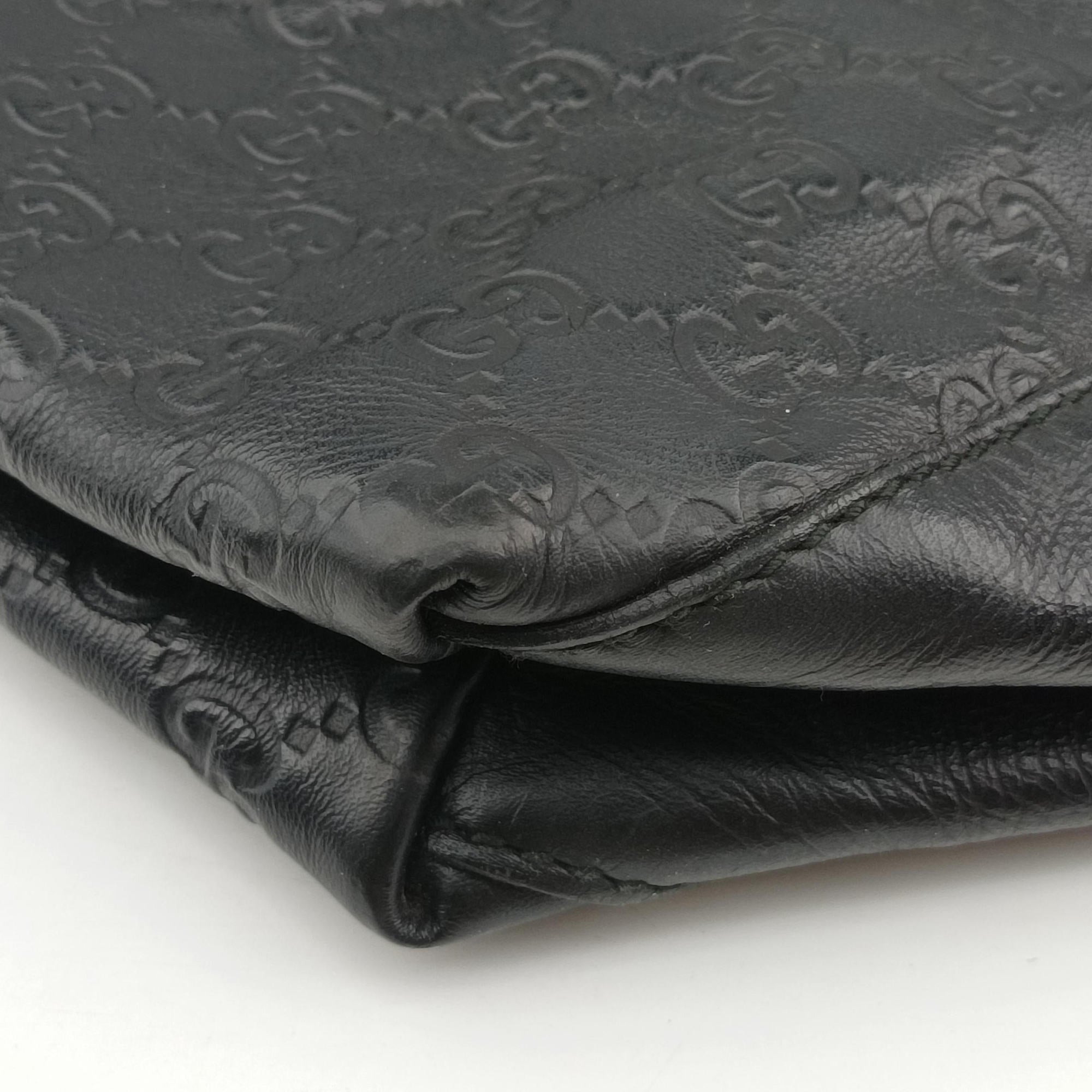 Guccissima Black Leather 246392 F6764150グッチシマ ブラック レザー 246392 F6764150