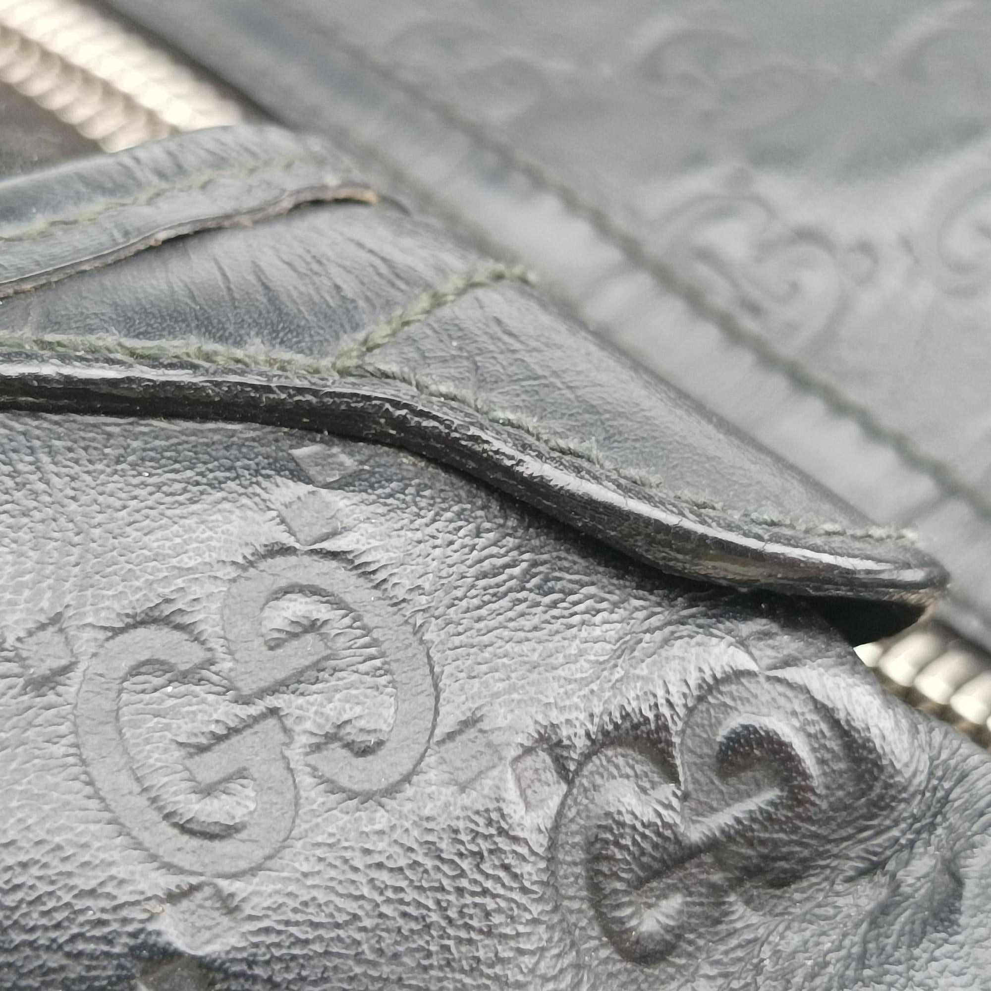 Guccissima Black Leather 246392 F6764150グッチシマ ブラック レザー 246392 F6764150