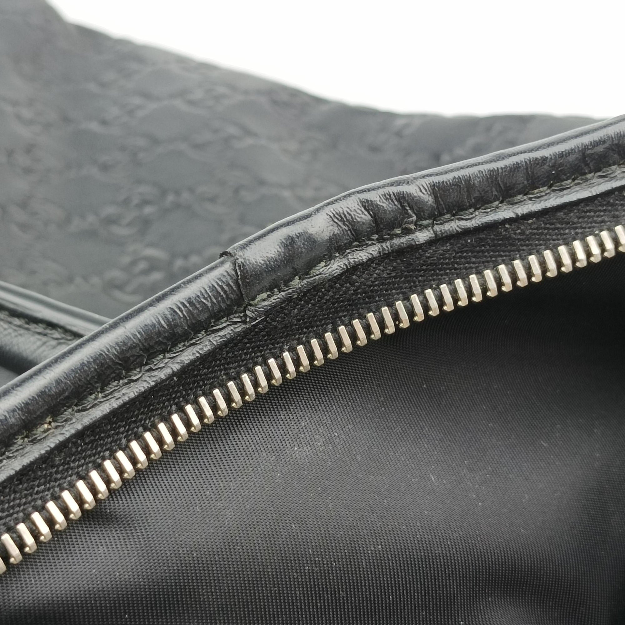 Guccissima Black Leather 246392 F6764150グッチシマ ブラック レザー 246392 F6764150