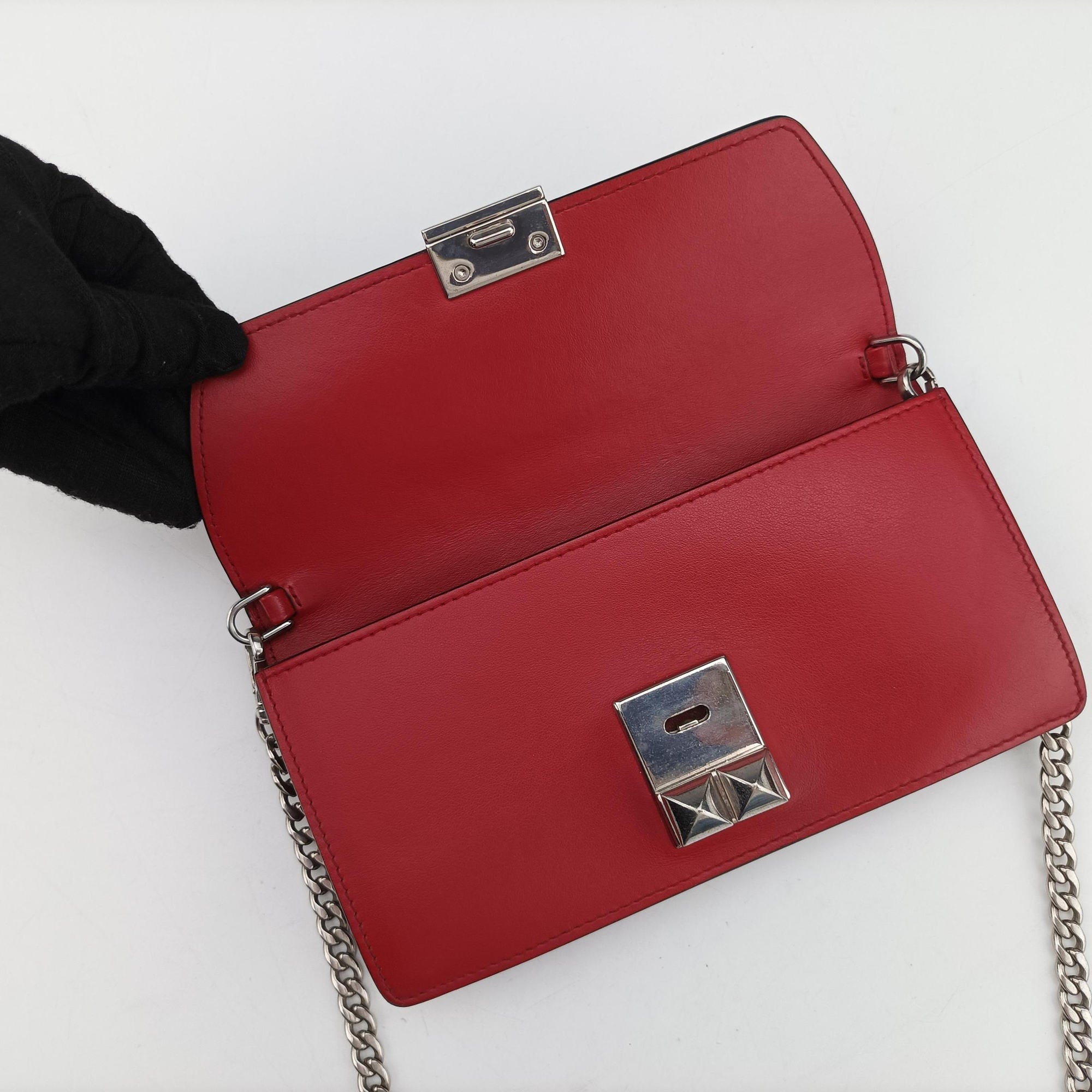 Elektra Studded Red Leather IDH061 62Dエレクトラ スタッズ レッド レザー IDH061 62D