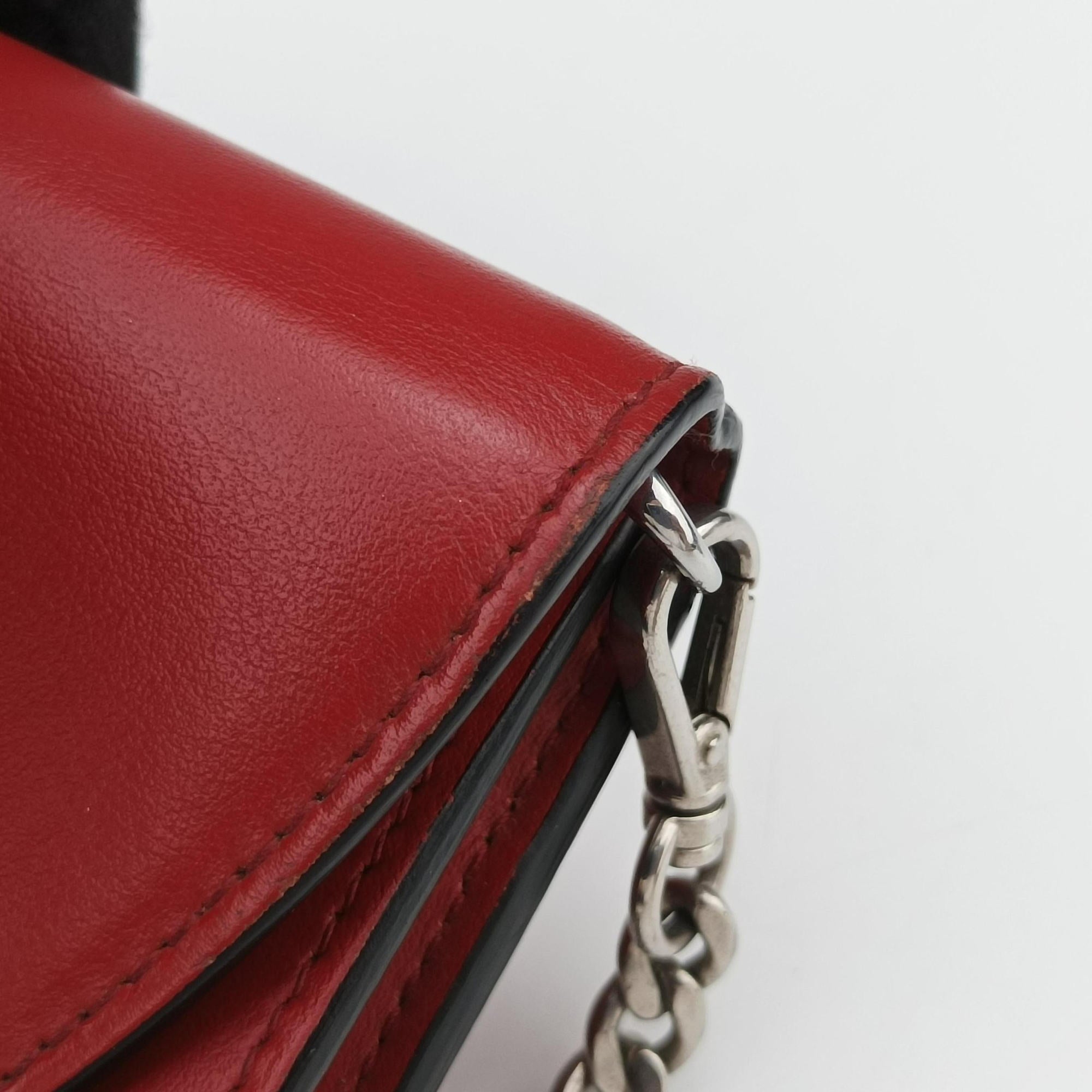 Elektra Studded Red Leather IDH061 62Dエレクトラ スタッズ レッド レザー IDH061 62D