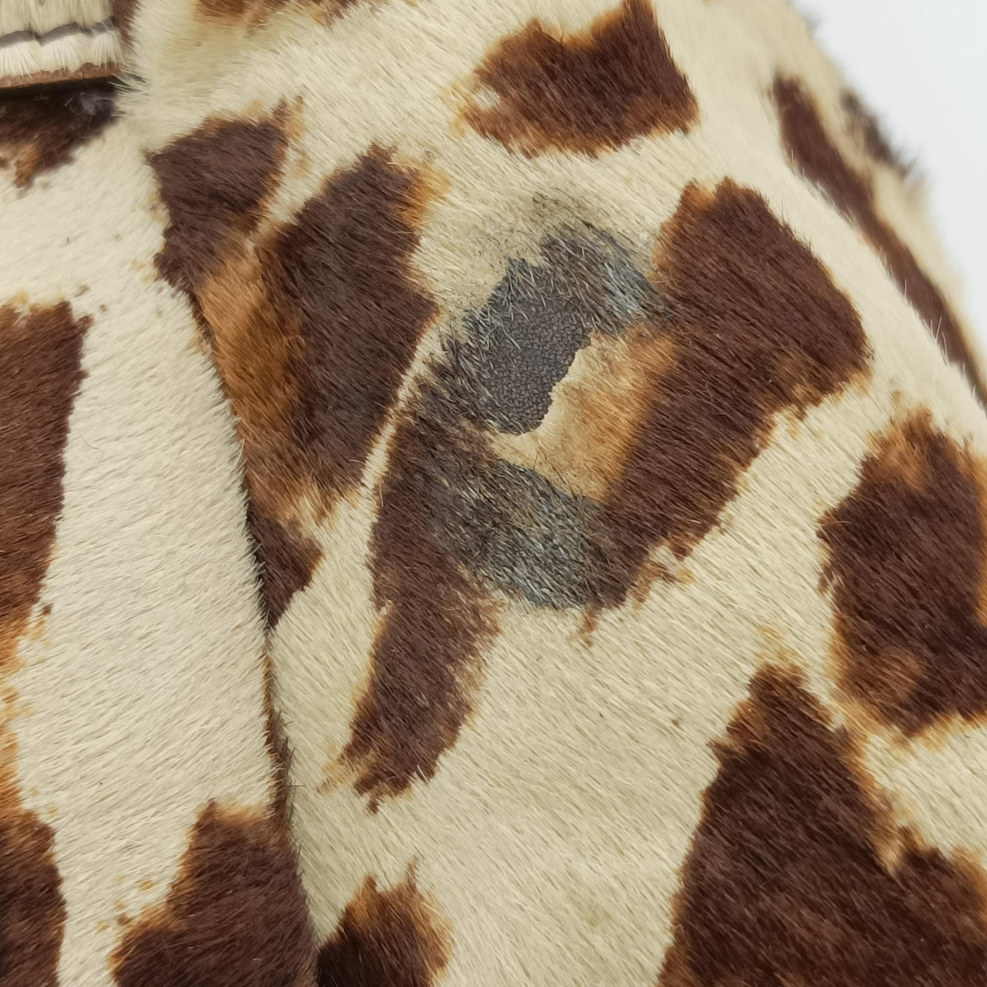 Leopard print Multicolour ponyhair 31 1ヒョウ柄レオバード マルチカラー ハラコ 31 1