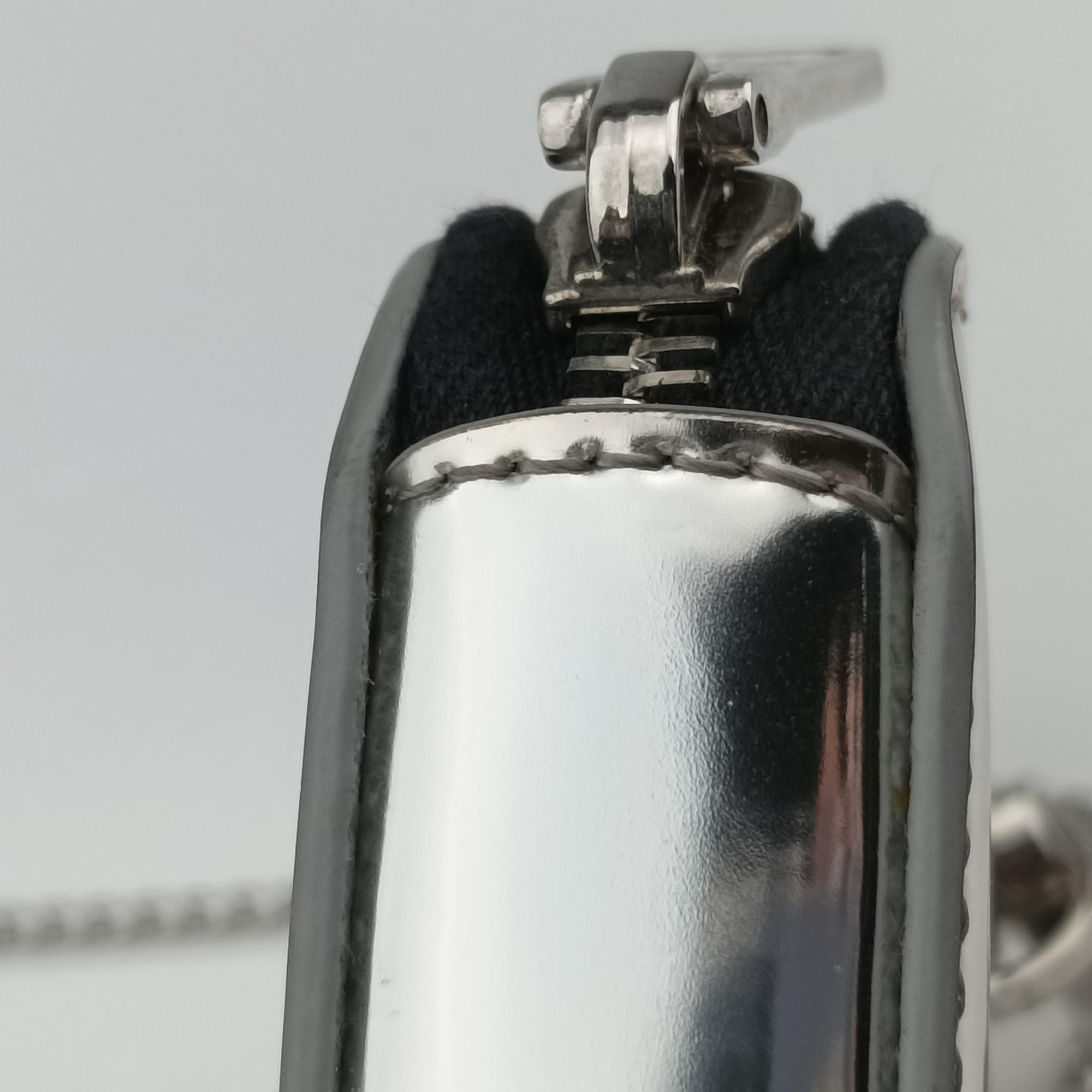 Triangle Logo Silver patent 230-Aトライアングルロゴ シルバー パテント 230-A