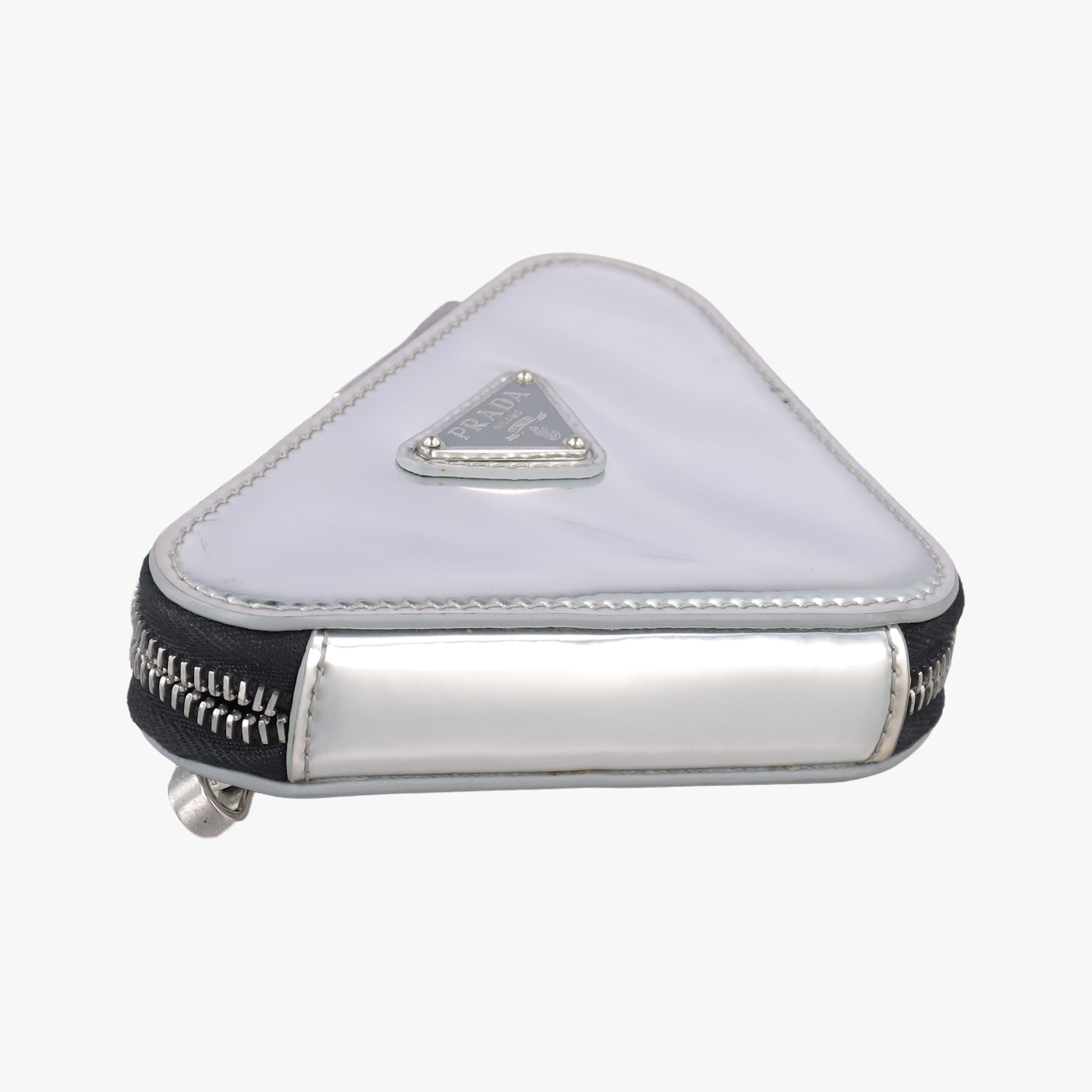 Triangle Logo Silver patent 230-Aトライアングルロゴ シルバー パテント 230-A