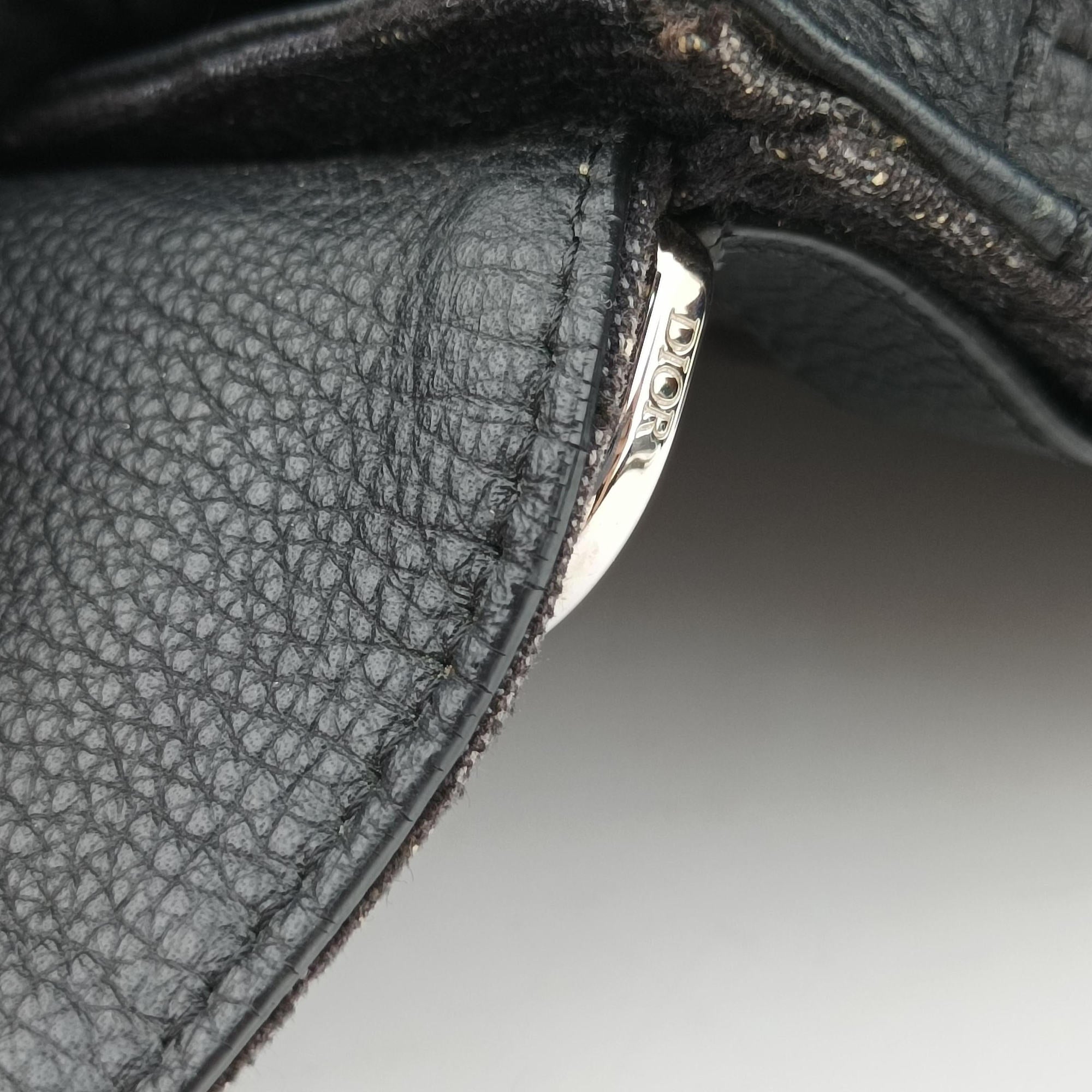 Saddle Black Jacquard×Leather 03-BO-0169サドルバッグ ブラック ジャガード×レザー 03-BO-0169