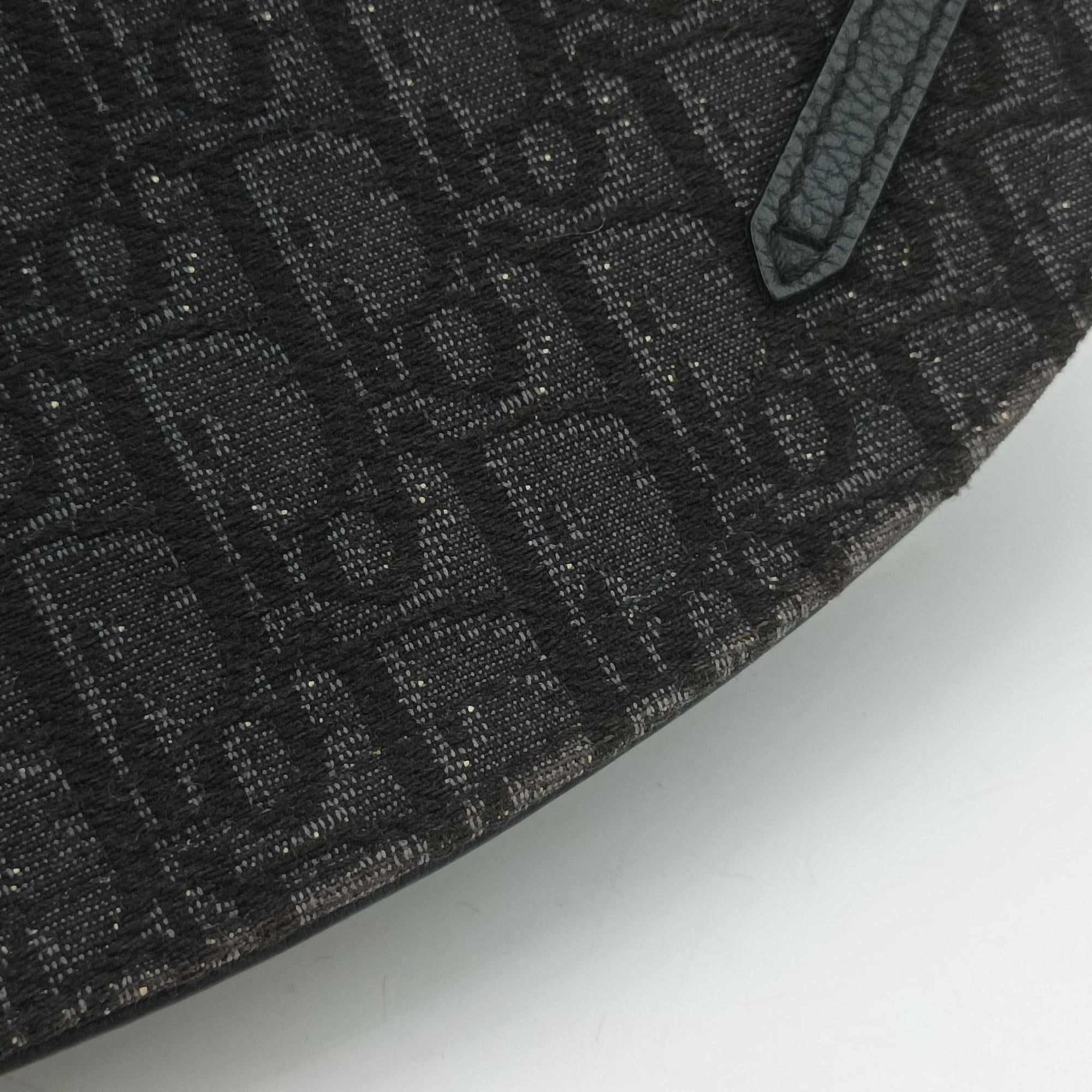 Saddle Black Jacquard×Leather 03-BO-0169サドルバッグ ブラック ジャガード×レザー 03-BO-0169