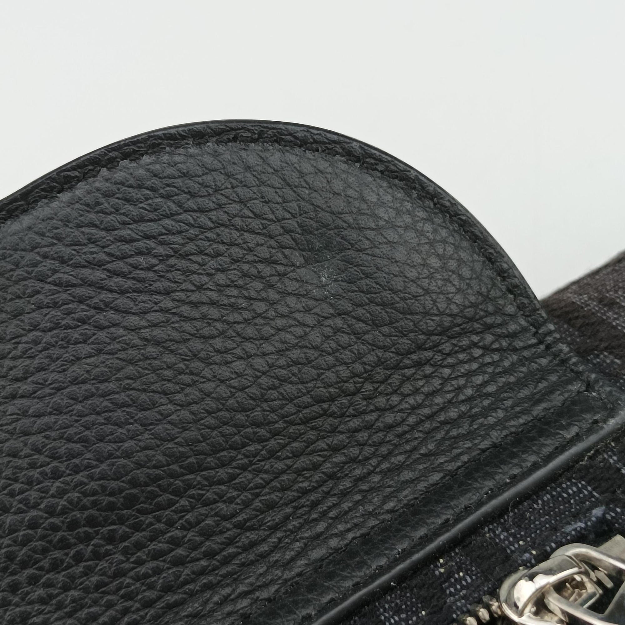 Saddle Black Jacquard×Leather 03-BO-0169サドルバッグ ブラック ジャガード×レザー 03-BO-0169