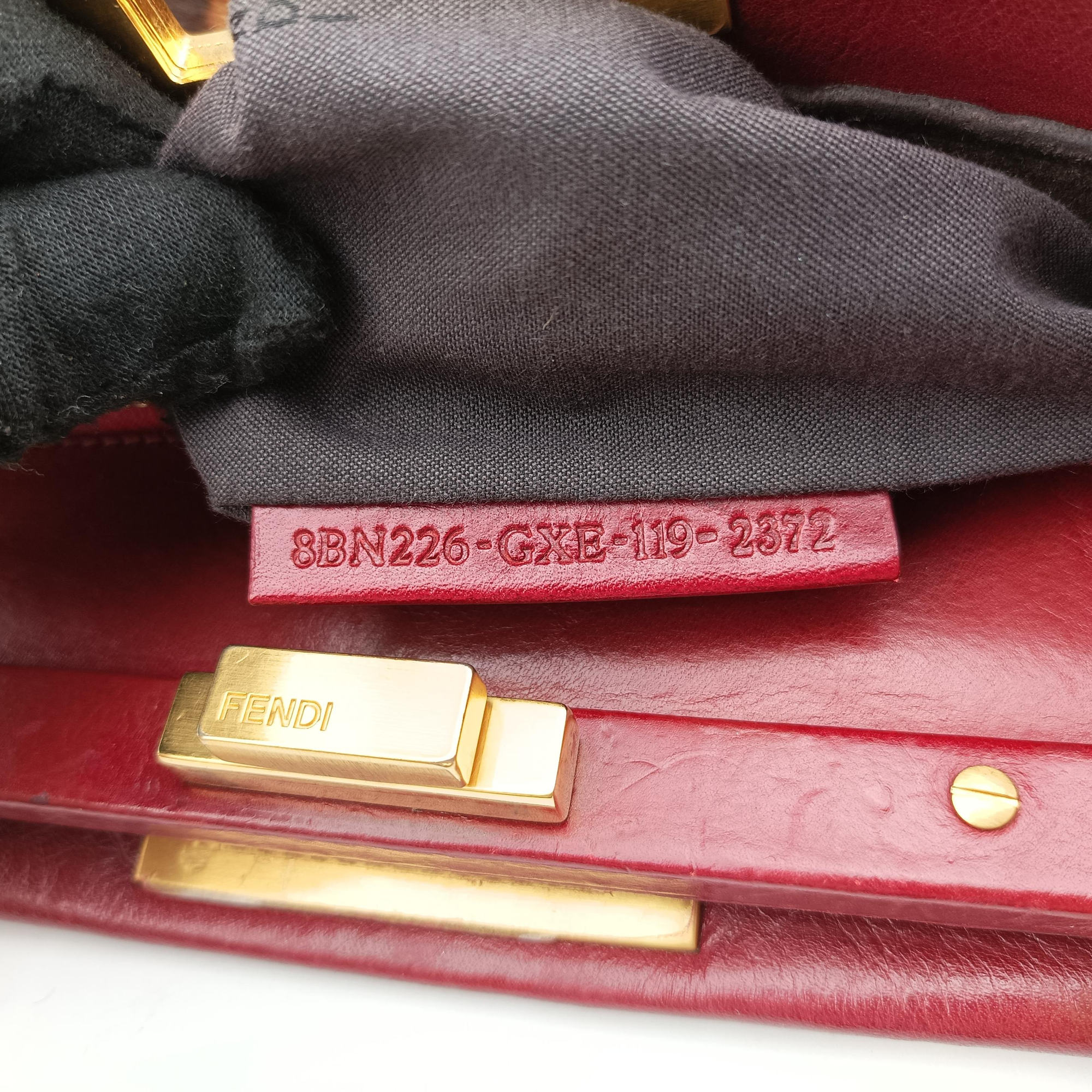 PEEKABOO Brown × Red pony hair× Leather 8BN226 8BN226-GXE-119-2372ピーカブー ブラウン xレッド ハラコ xレザー 8BN226 8BN226-GXE-119-2372