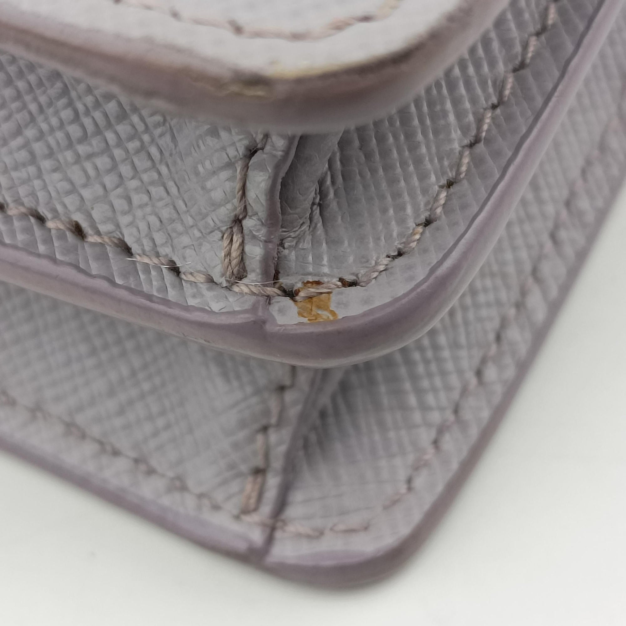 Logo Chain Purple SAFFIANO Leather BT1035 180/Hロゴチェーン パープル サフィアーノレザー BT1035 180/H