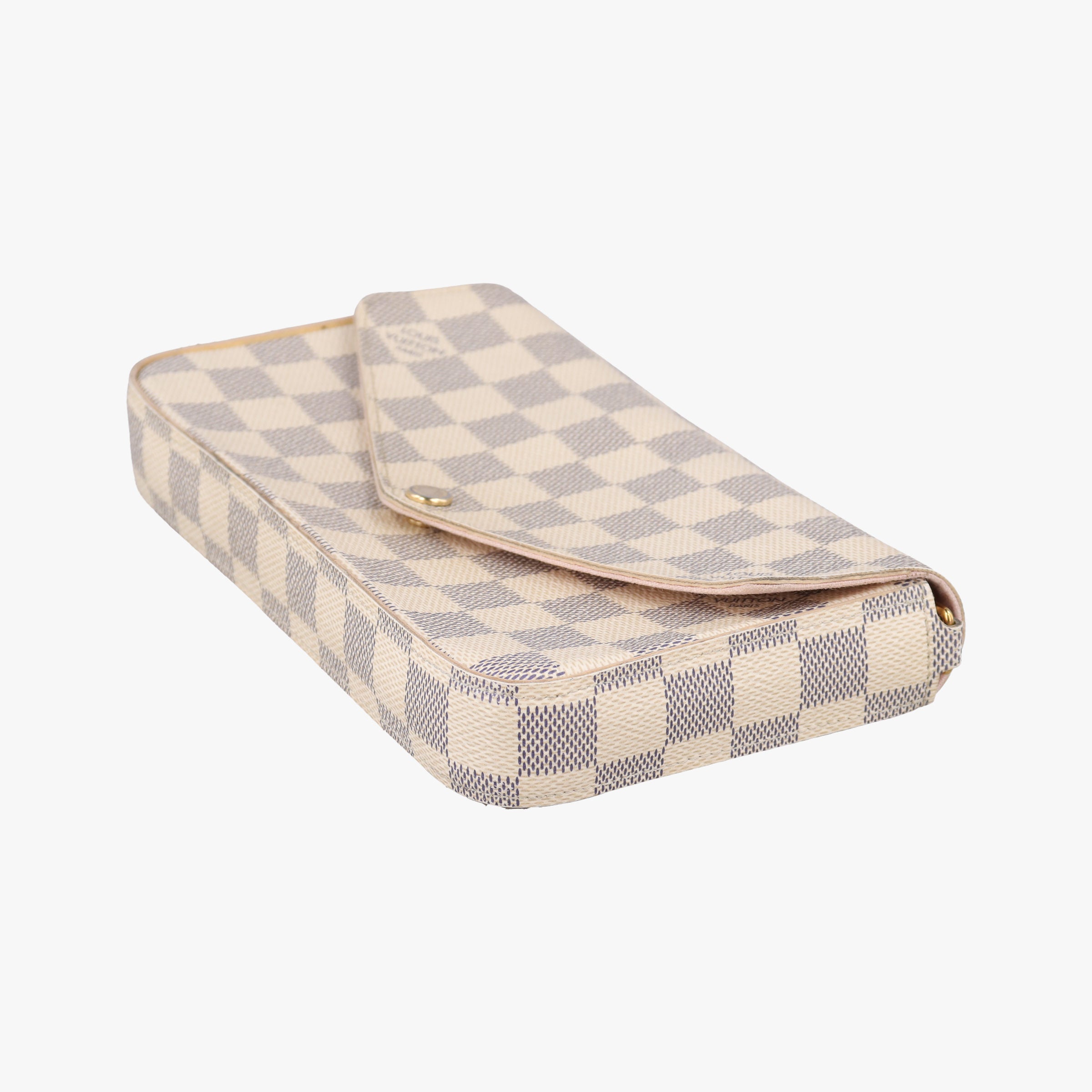 Pochette Felicie Azur Damier Canvas N63106 MI0138ポシェットフェリシー アズール ダミエキャンバス N63106 MI0138