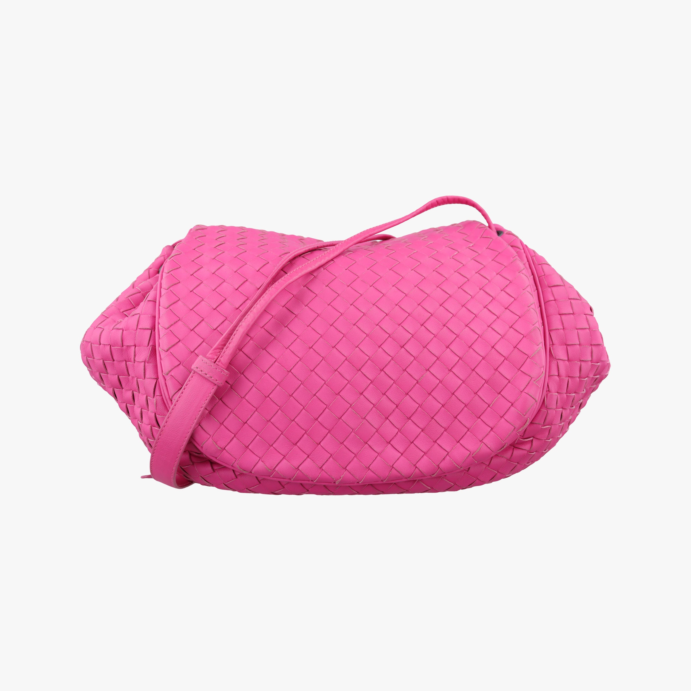Intrecciato Rose lambskin B03182155Vイントレチャート ローズ レッド ラムスキン B03182155V