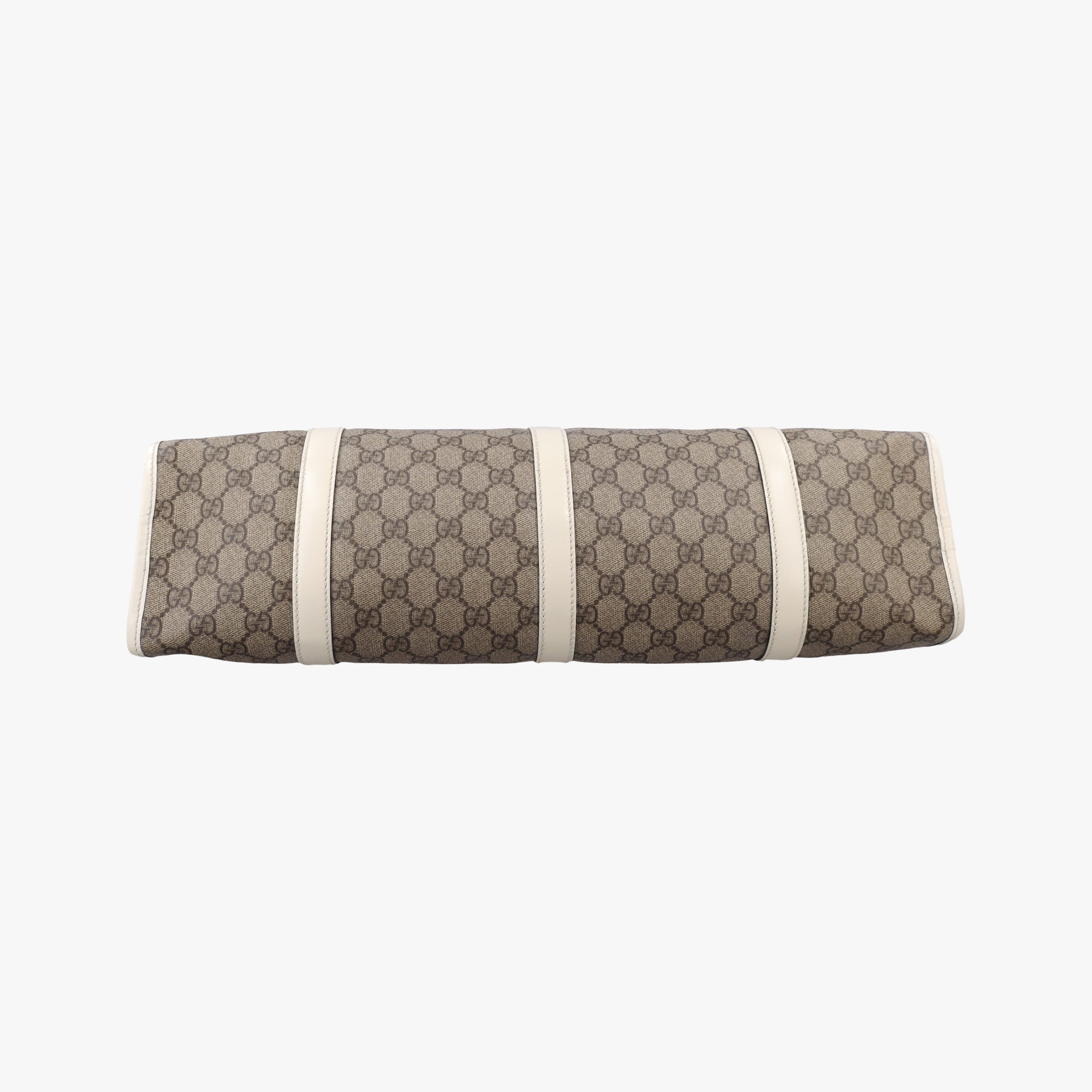New Jackie Brown×White PVC coated canvas×Leather 203493 D4507378ニュージャッキー ブラウン×ホワイト PVCコーティングキャンバス×レザー 203493 D4507378