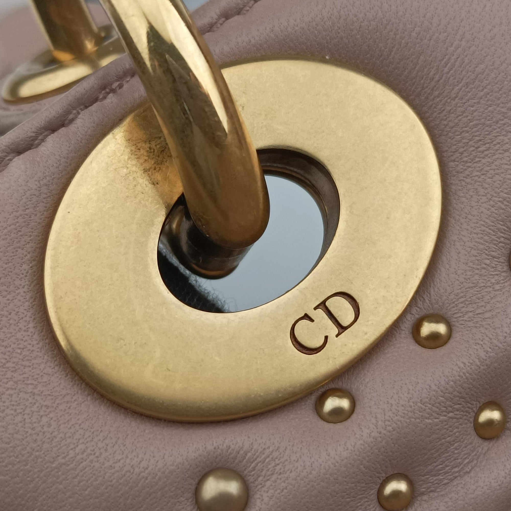 Lady Dior Pink lambskin 16-BO-0127レディディオール ピンク ラムスキン 16-BO-0127