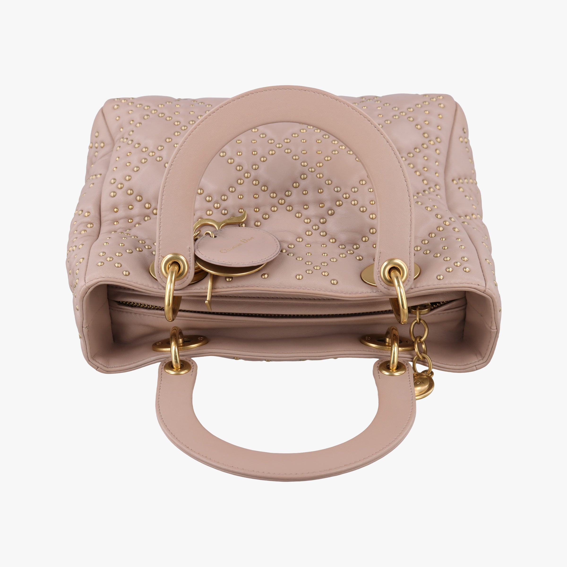 Lady Dior Pink lambskin 16-BO-0127レディディオール ピンク ラムスキン 16-BO-0127