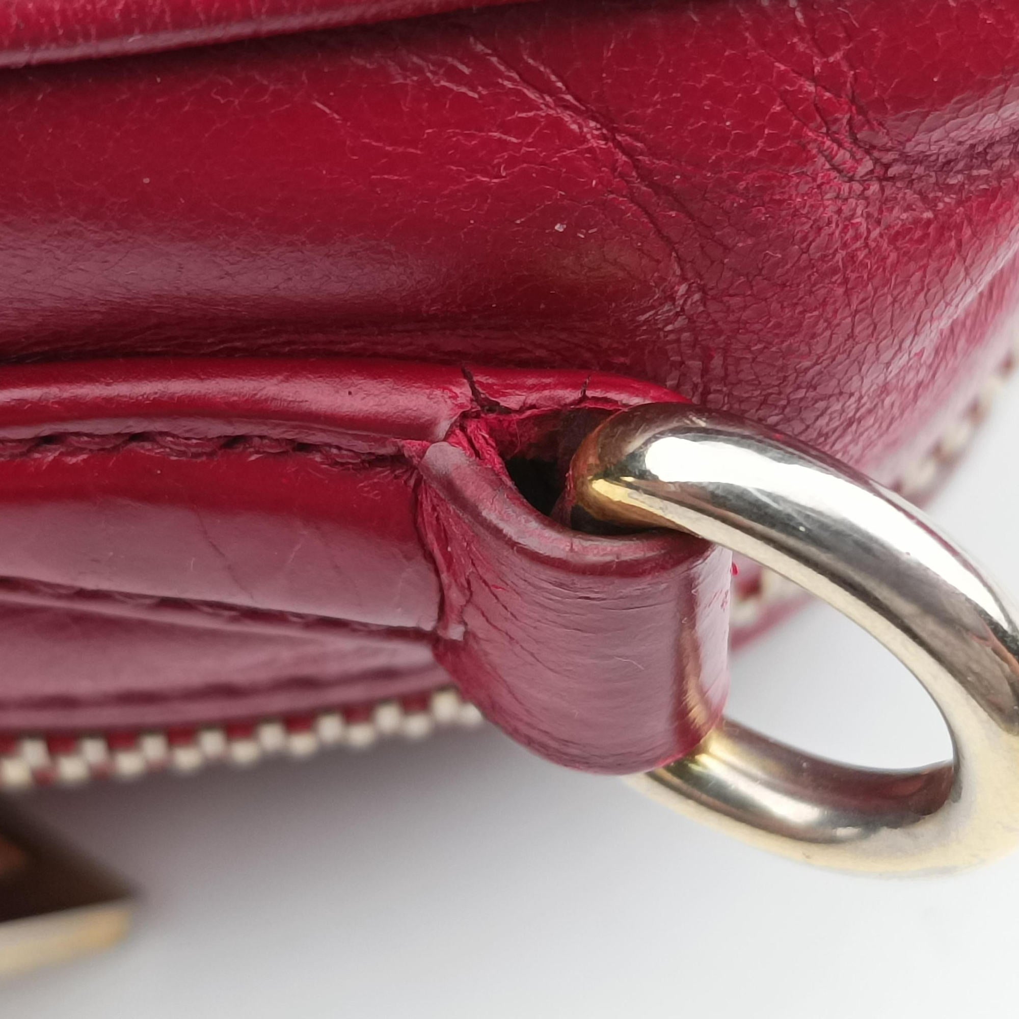 Vitello Shine Shopping Peonia Burgundy Leather BL0821 208 58/Nヴィッテロ シャイン ショッピング ピオニア ワインレッド レザー BL0821 208 58/N