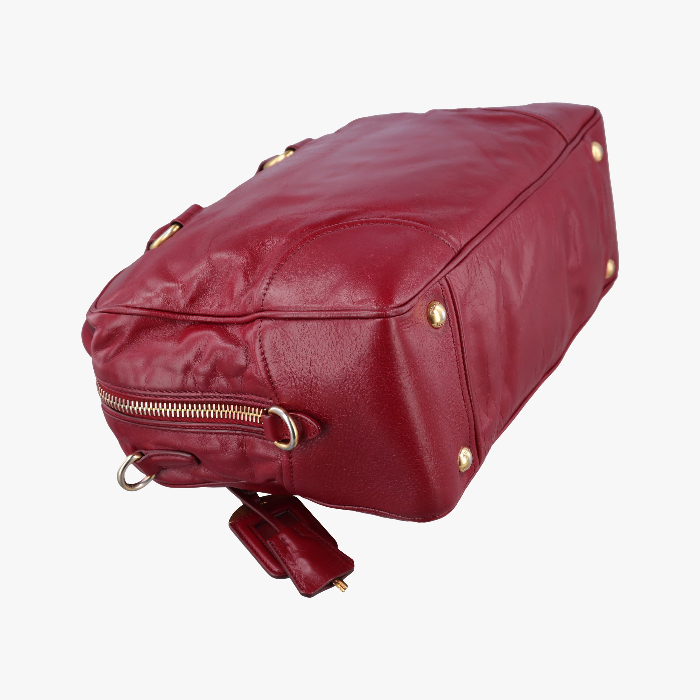 Vitello Shine Shopping Peonia Burgundy Leather BL0821 208 58/Nヴィッテロ シャイン ショッピング ピオニア ワインレッド レザー BL0821 208 58/N