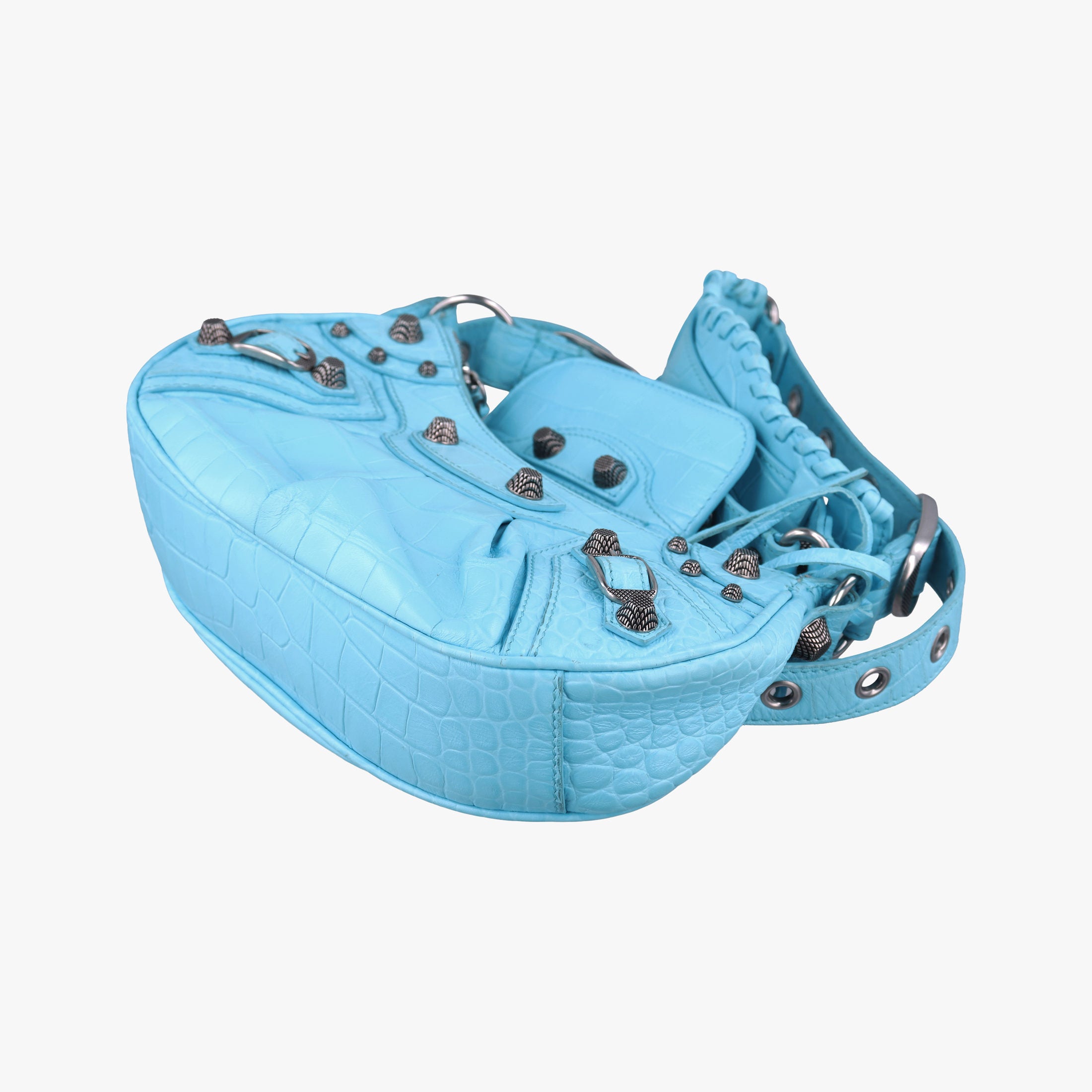 Le Cagole mini Blue fabric 671309.4809.P.640167ル カゴール ミニ ブルー ファブリック 671309.4809.P.640167