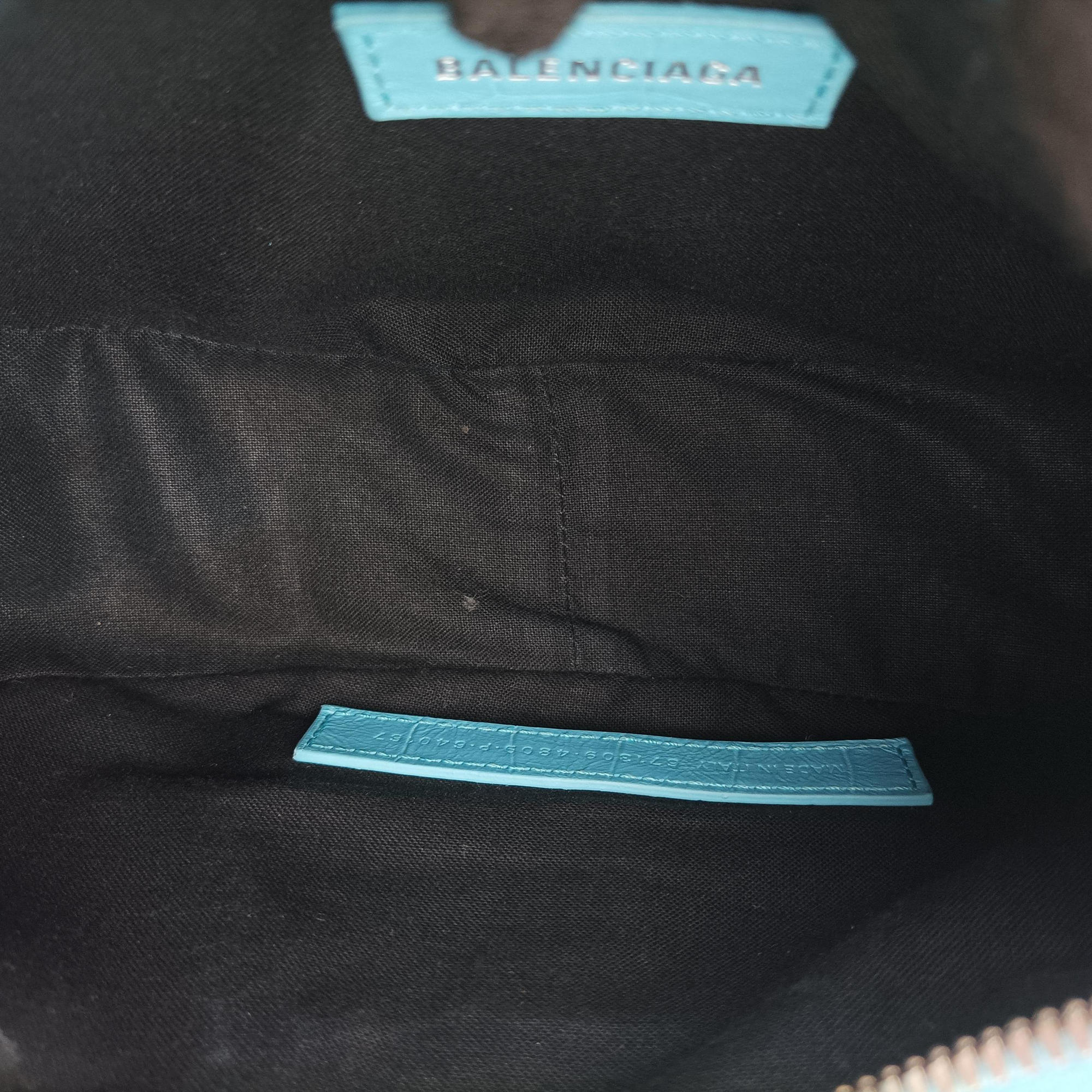 Le Cagole mini Blue fabric 671309.4809.P.640167ル カゴール ミニ ブルー ファブリック 671309.4809.P.640167