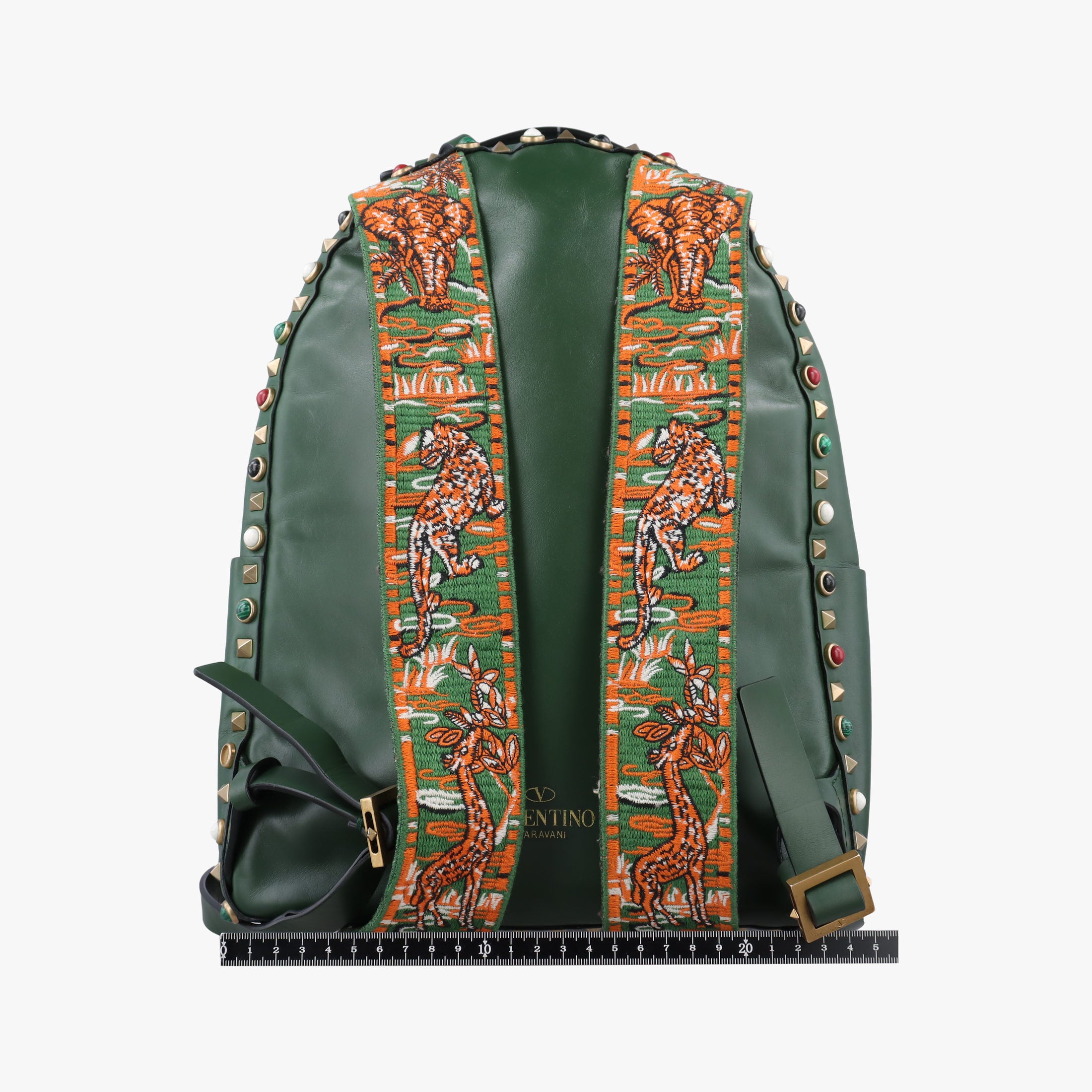 Rockstud Green Leather BL-K858NDF0ロックスタッズ グリーン レザー BL-K858NDF0