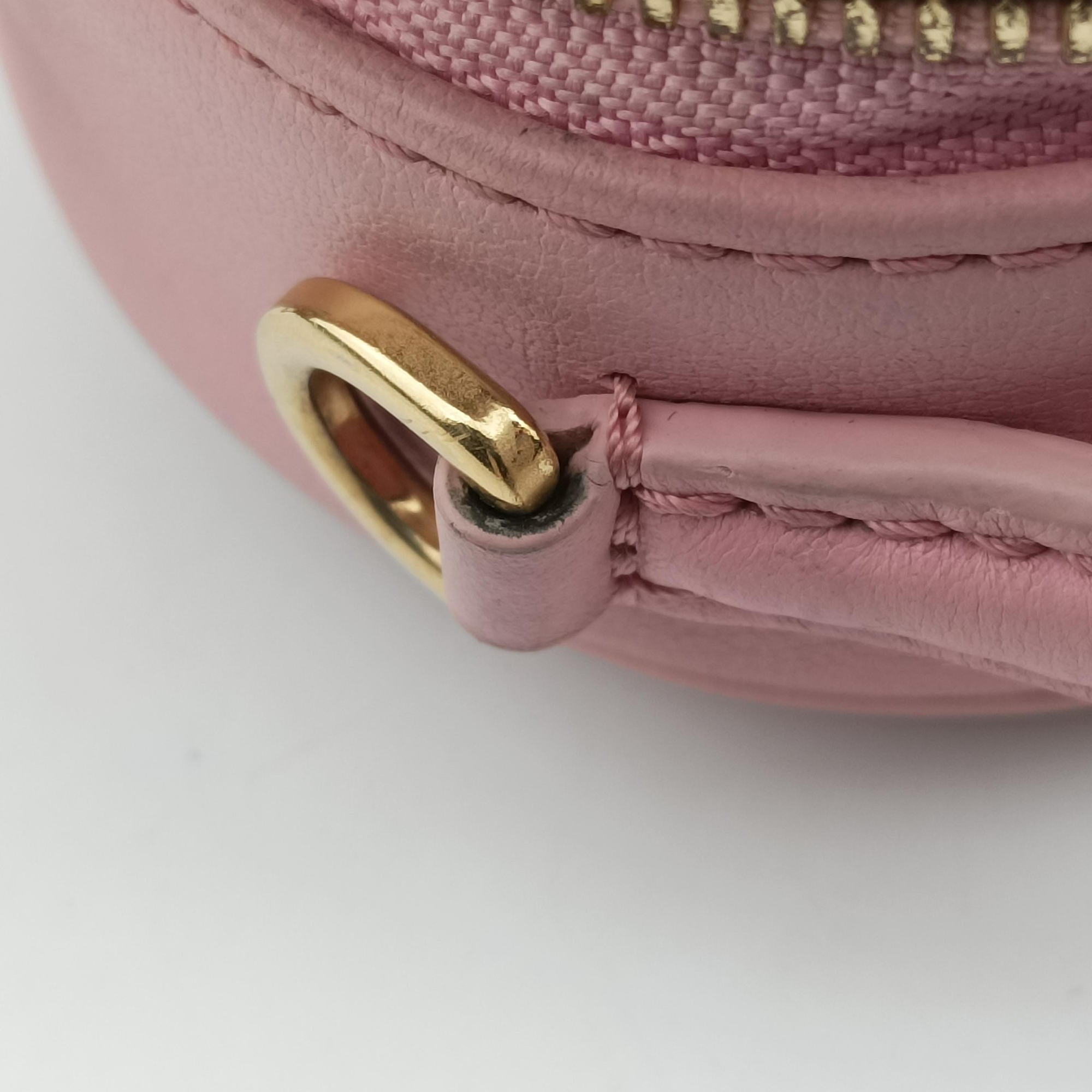 Pop My Heart Pouch pink Leather M82526 IC Chipポップマイハートポーチ ピンク レザー M82526 ICチップ