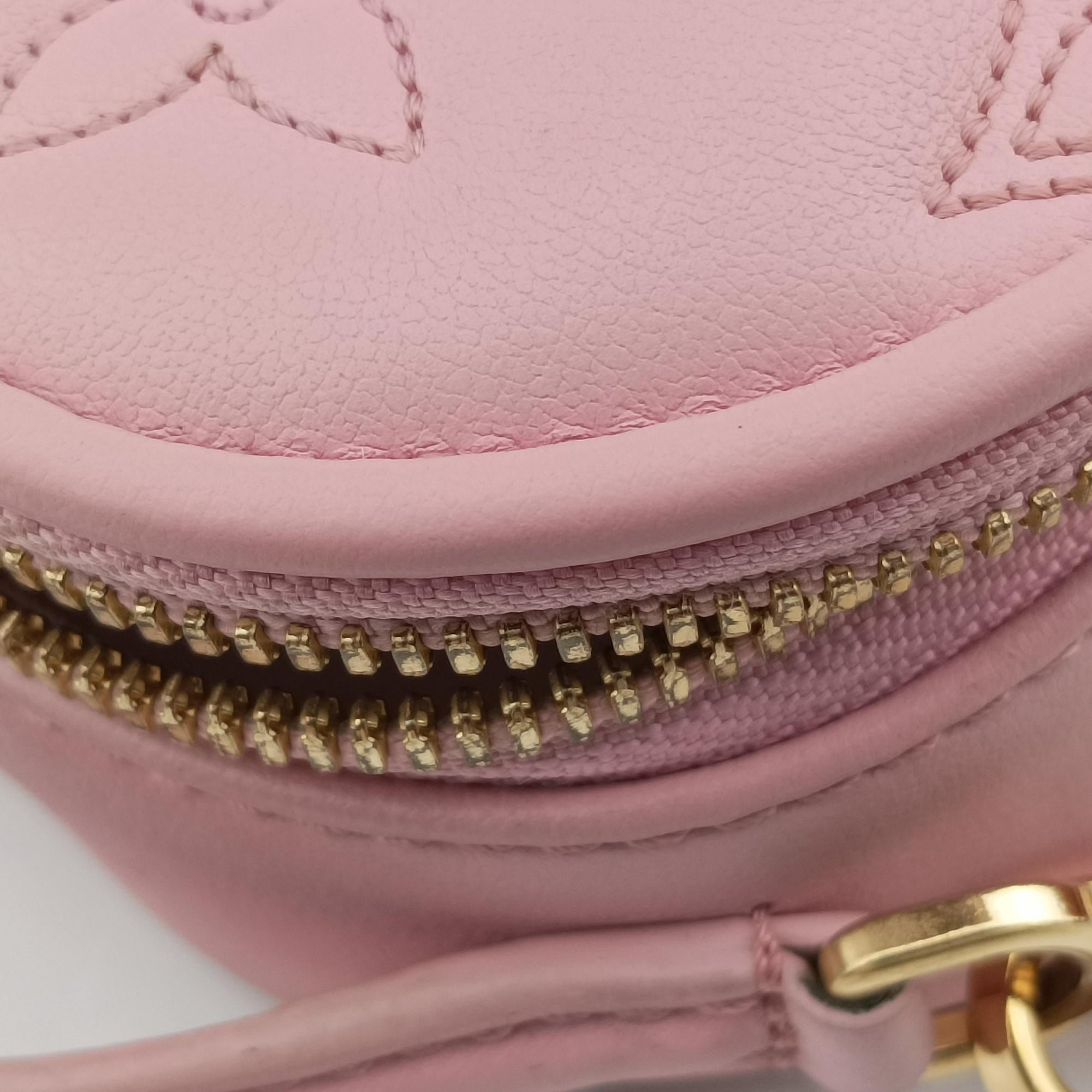 Pop My Heart Pouch pink Leather M82526 IC Chipポップマイハートポーチ ピンク レザー M82526 ICチップ