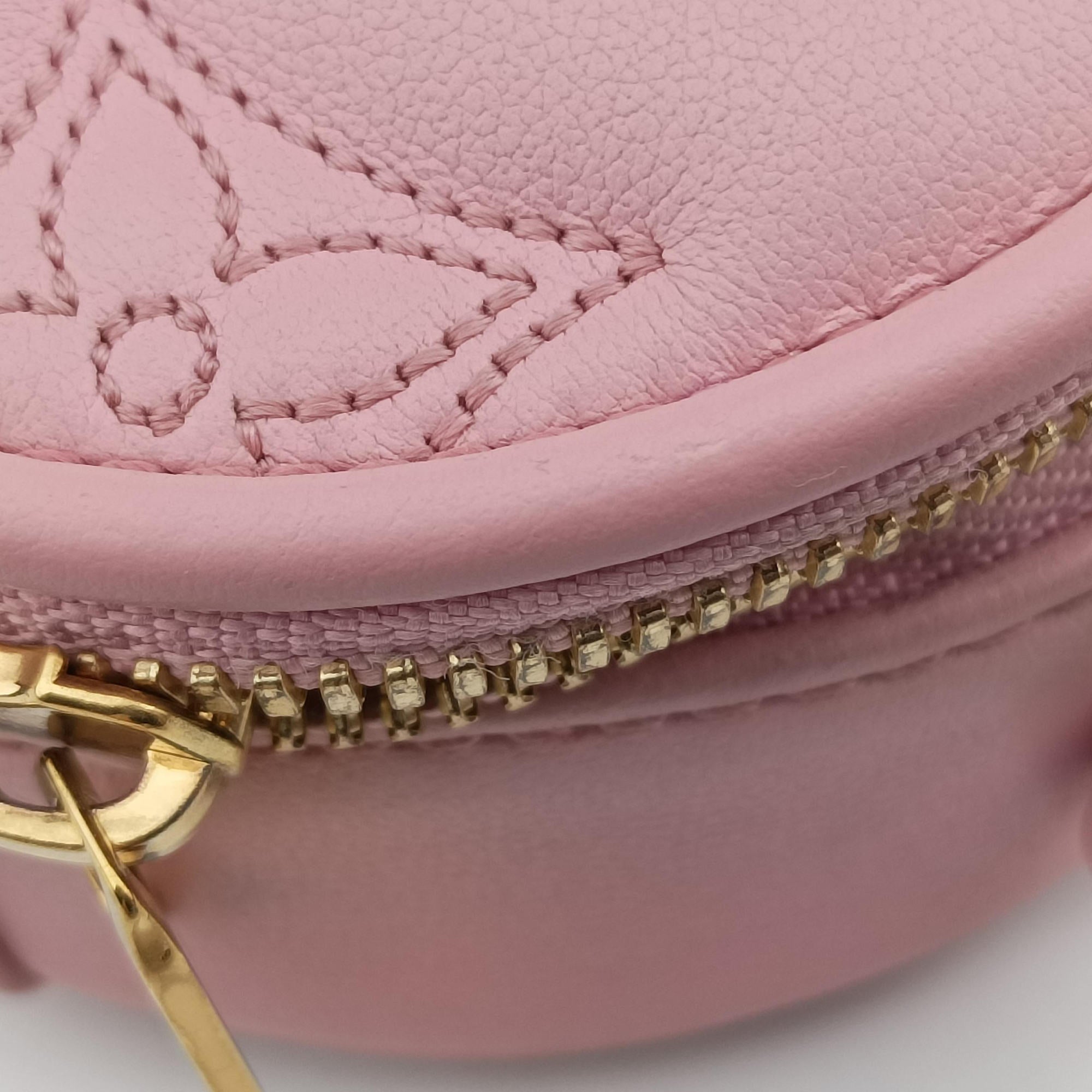 Pop My Heart Pouch pink Leather M82526 IC Chipポップマイハートポーチ ピンク レザー M82526 ICチップ