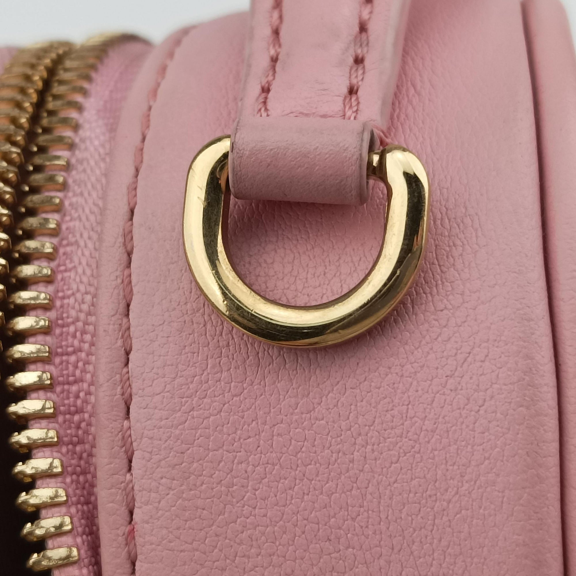 Pop My Heart Pouch pink Leather M82526 IC Chipポップマイハートポーチ ピンク レザー M82526 ICチップ