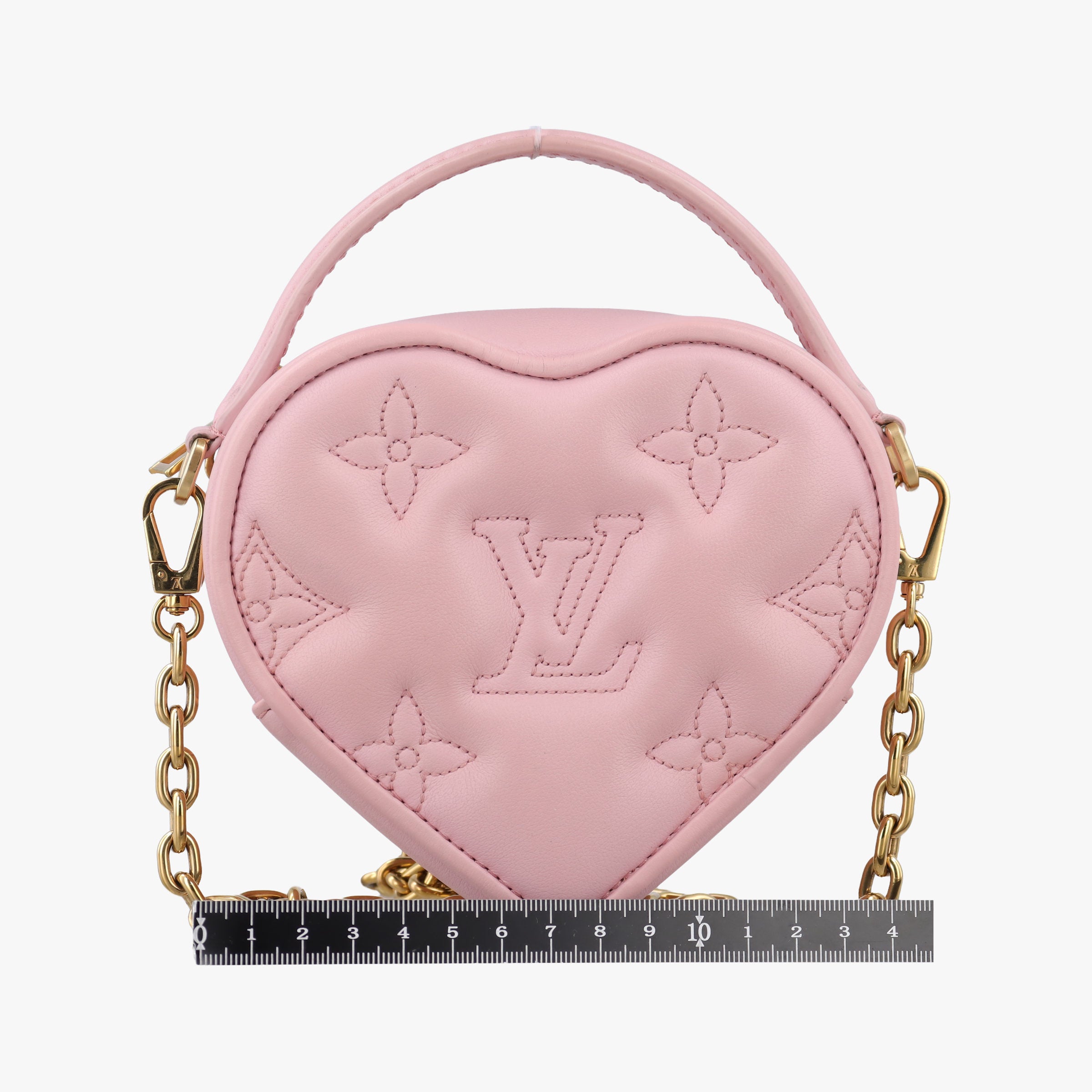 Pop My Heart Pouch pink Leather M82526 IC Chipポップマイハートポーチ ピンク レザー M82526 ICチップ