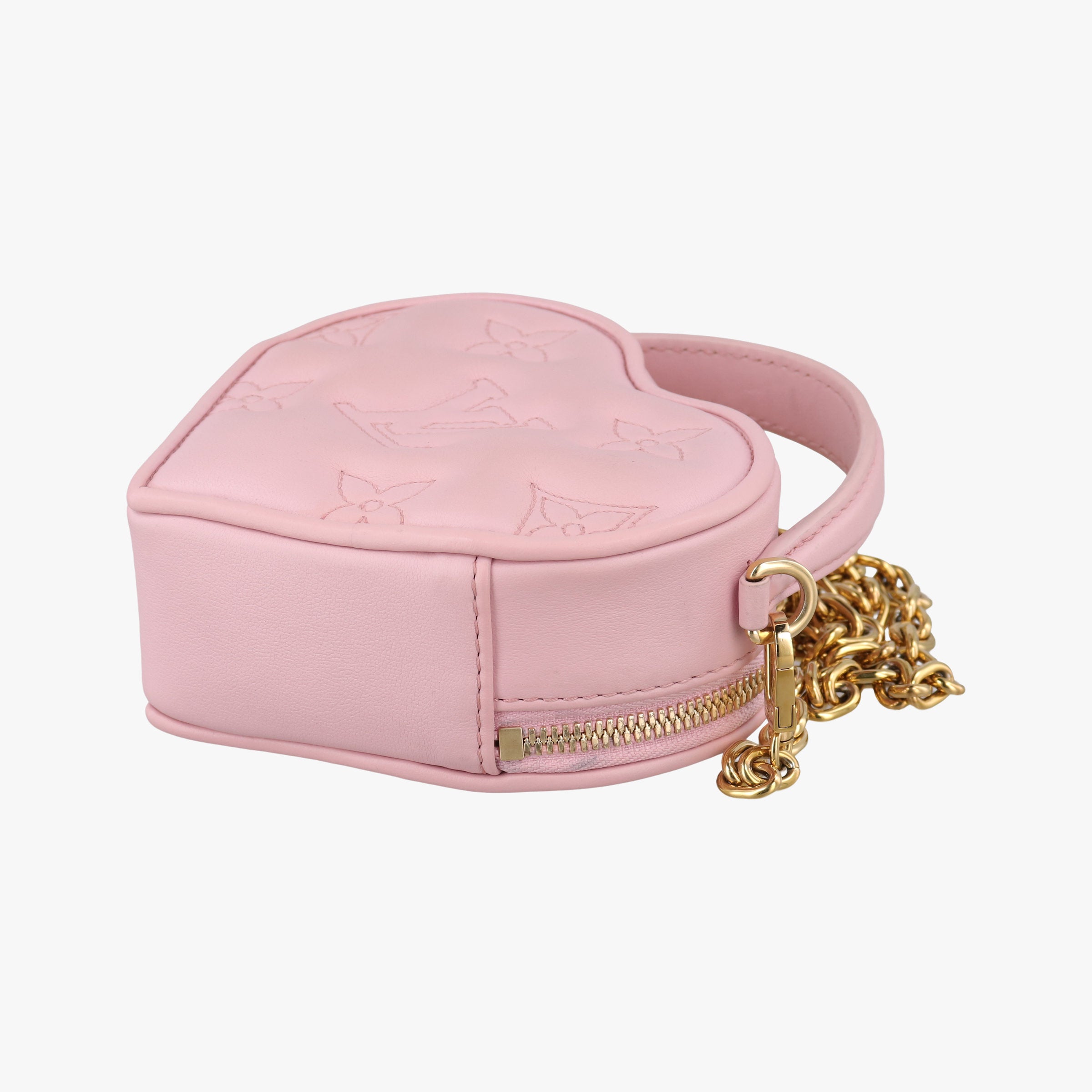 Pop My Heart Pouch pink Leather M82526 IC Chipポップマイハートポーチ ピンク レザー M82526 ICチップ