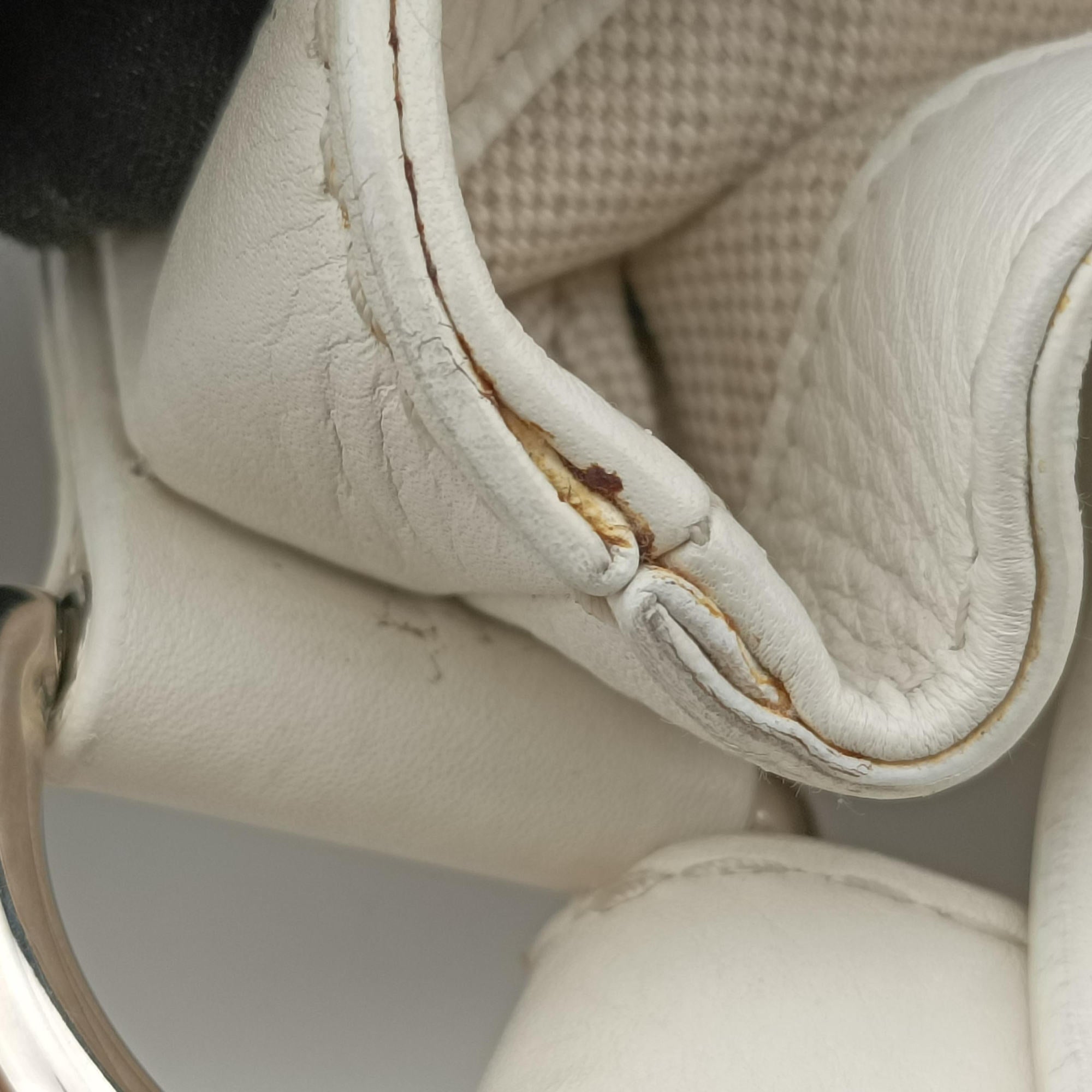 Guccissima Techno Horsebit White Leather 240236 C5850510グッチシマ ラージ テクノホースビット ホーボー ホワイト レザー 240236 C5850510