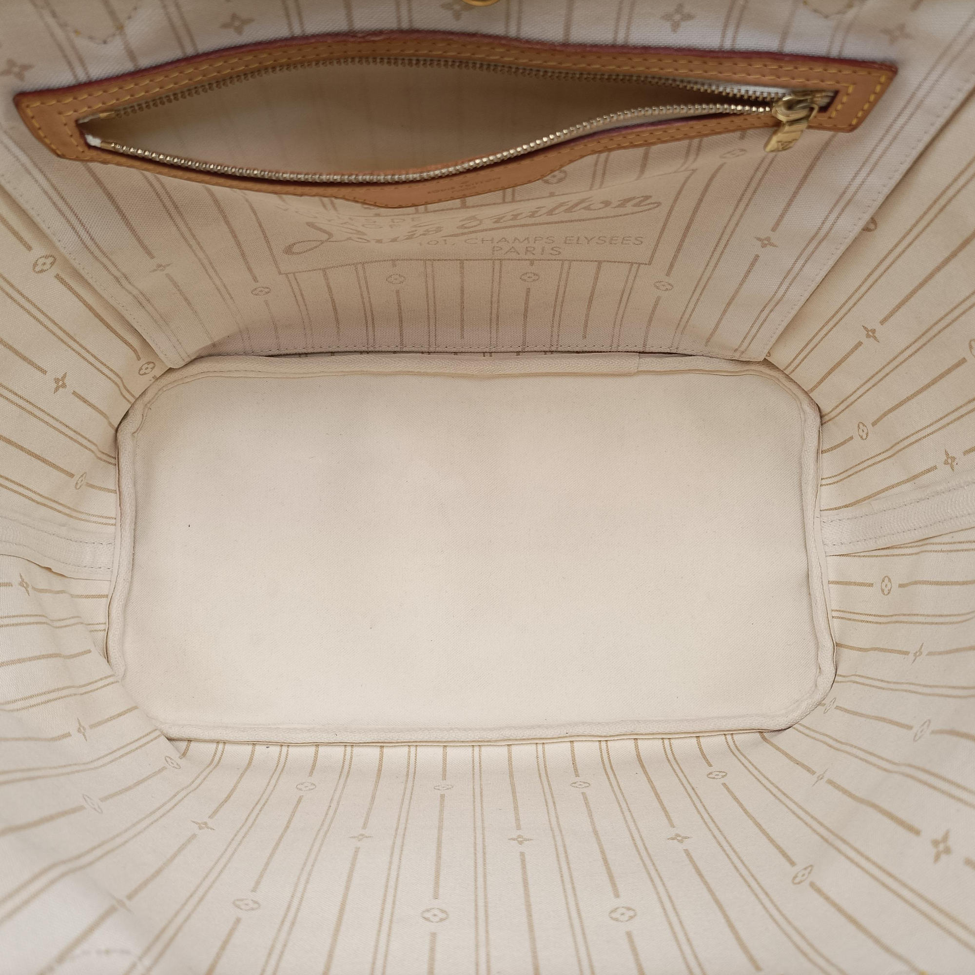 Neverfull MM Azur Damier Canvas N51107 SD2112ネヴァーフルMM アズール ダミエキャンバス N51107 SD2112