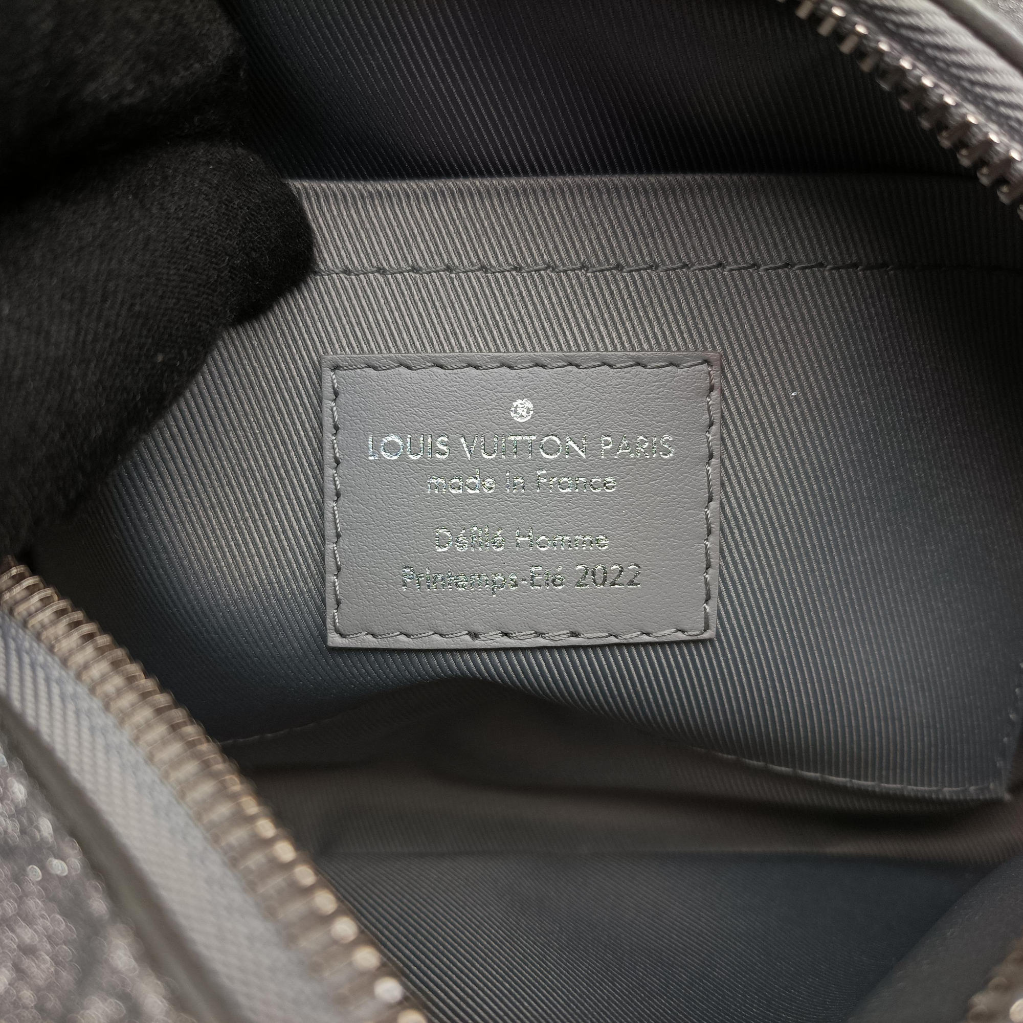Mini Soft Trunk Silver Leather M59726 IC Chipミニソフトトランク シルバー レザー M59726 ICチップ