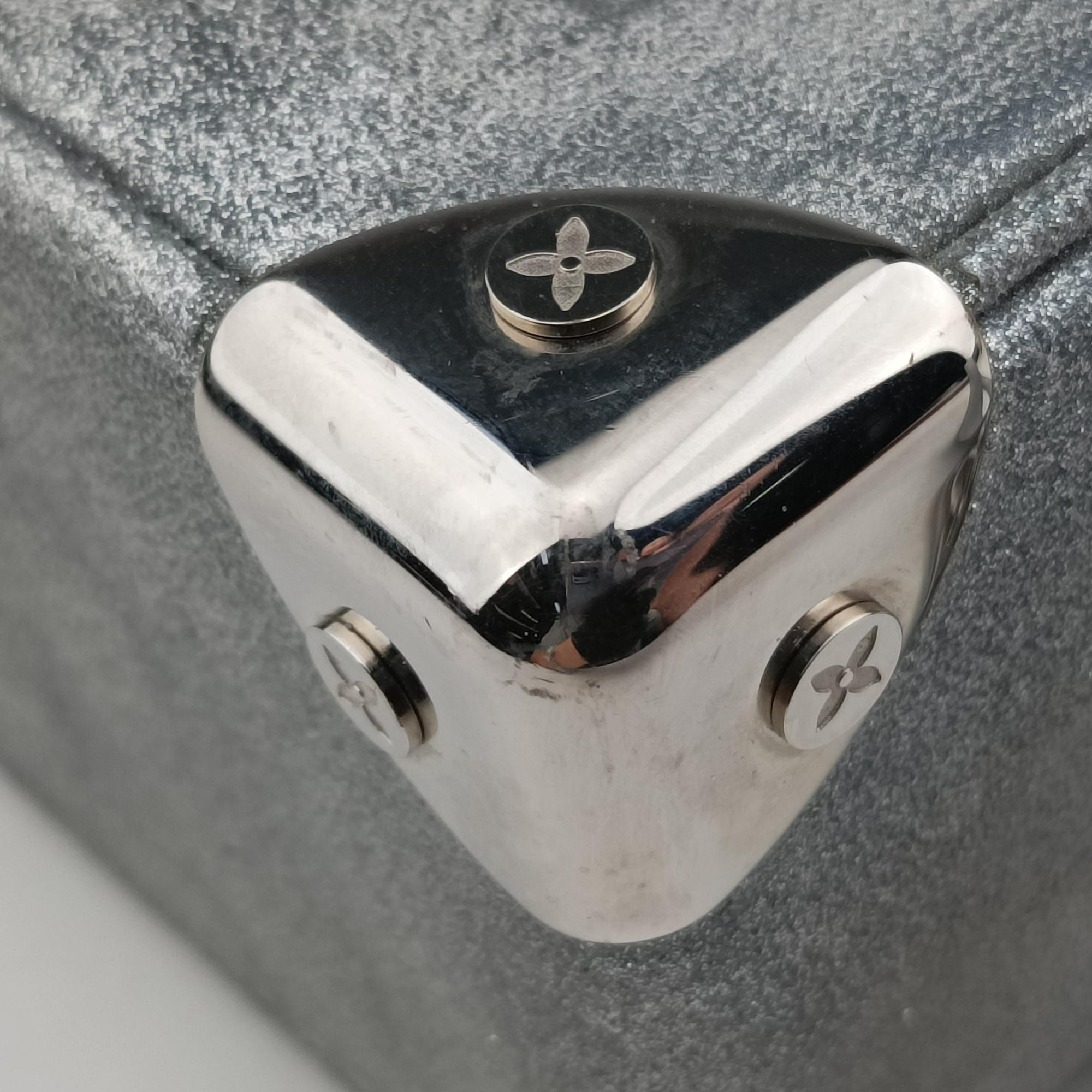 Mini Soft Trunk Silver Leather M59726 IC Chipミニソフトトランク シルバー レザー M59726 ICチップ