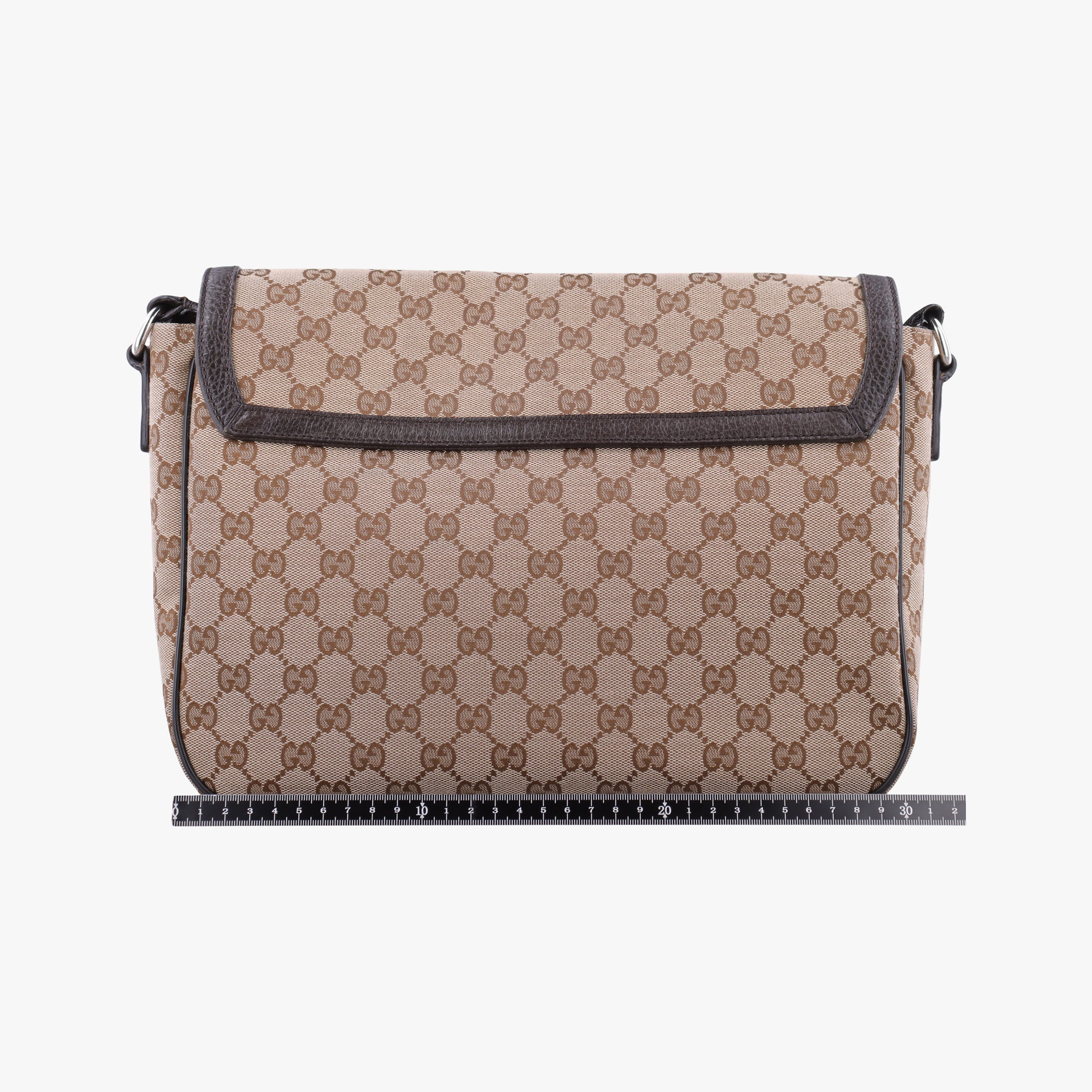 messenger Beige × brown GG canvas×Leather 449171 F036421773メッセンジャー ベージュ × ブラウン GGキャンバス×レザー 449171 F036421773